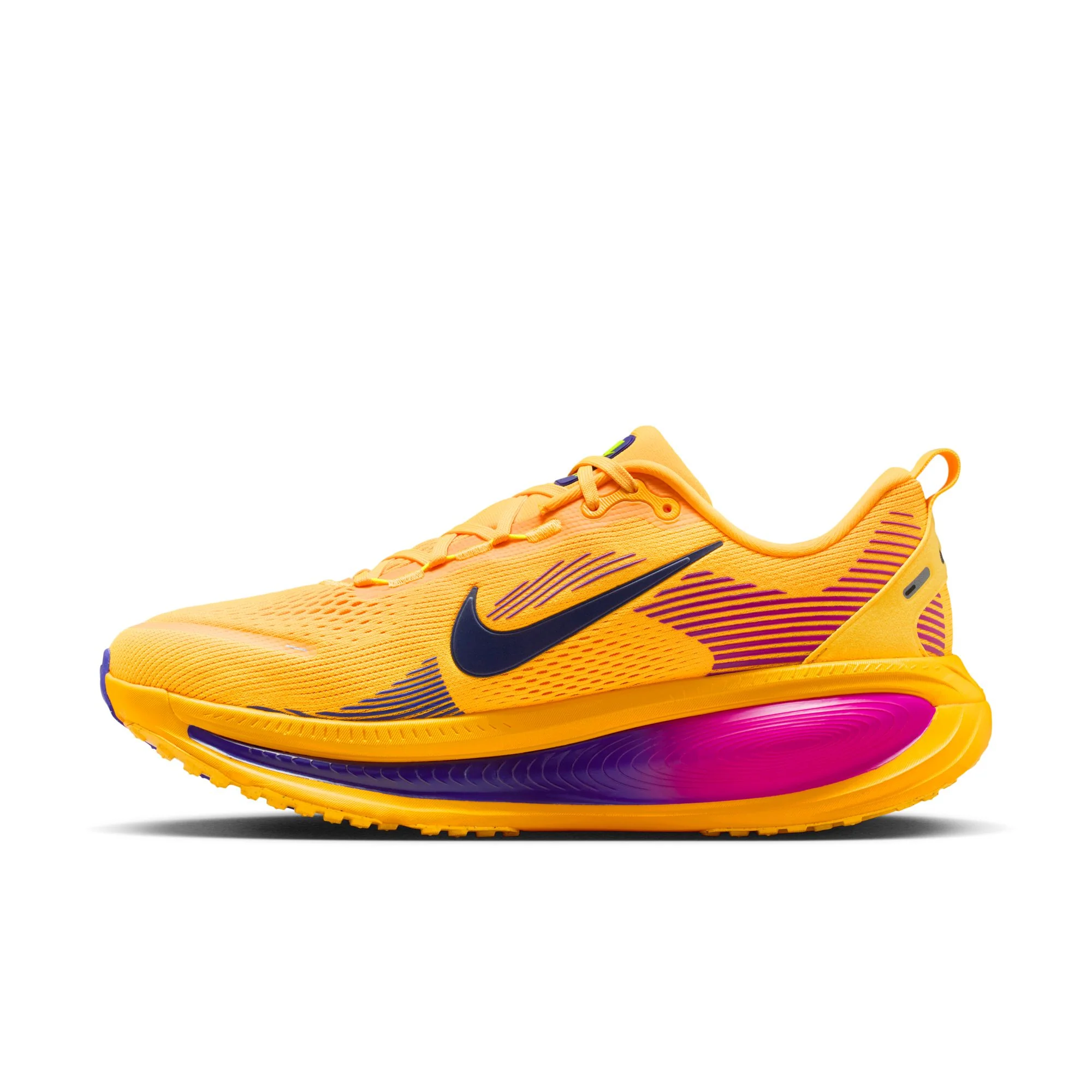 Nike Mens Vomero 18 - Citron Pulse/Blue Void/Laser Orange - Neutral - SP26 - Image 7