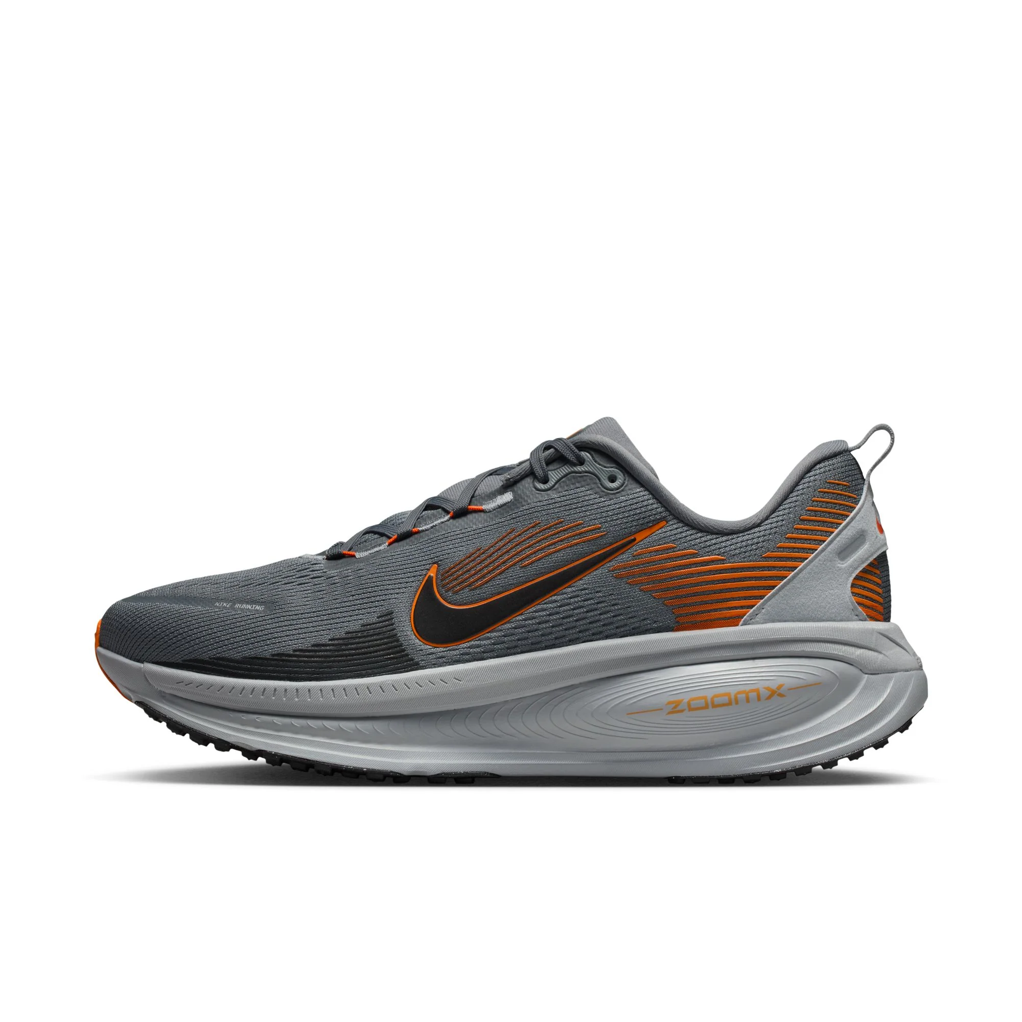Nike Mens Vomero 18 - Cool Grey/Black/Safety Orange/Wolf Grey - Neutral - SP26 - Image 6