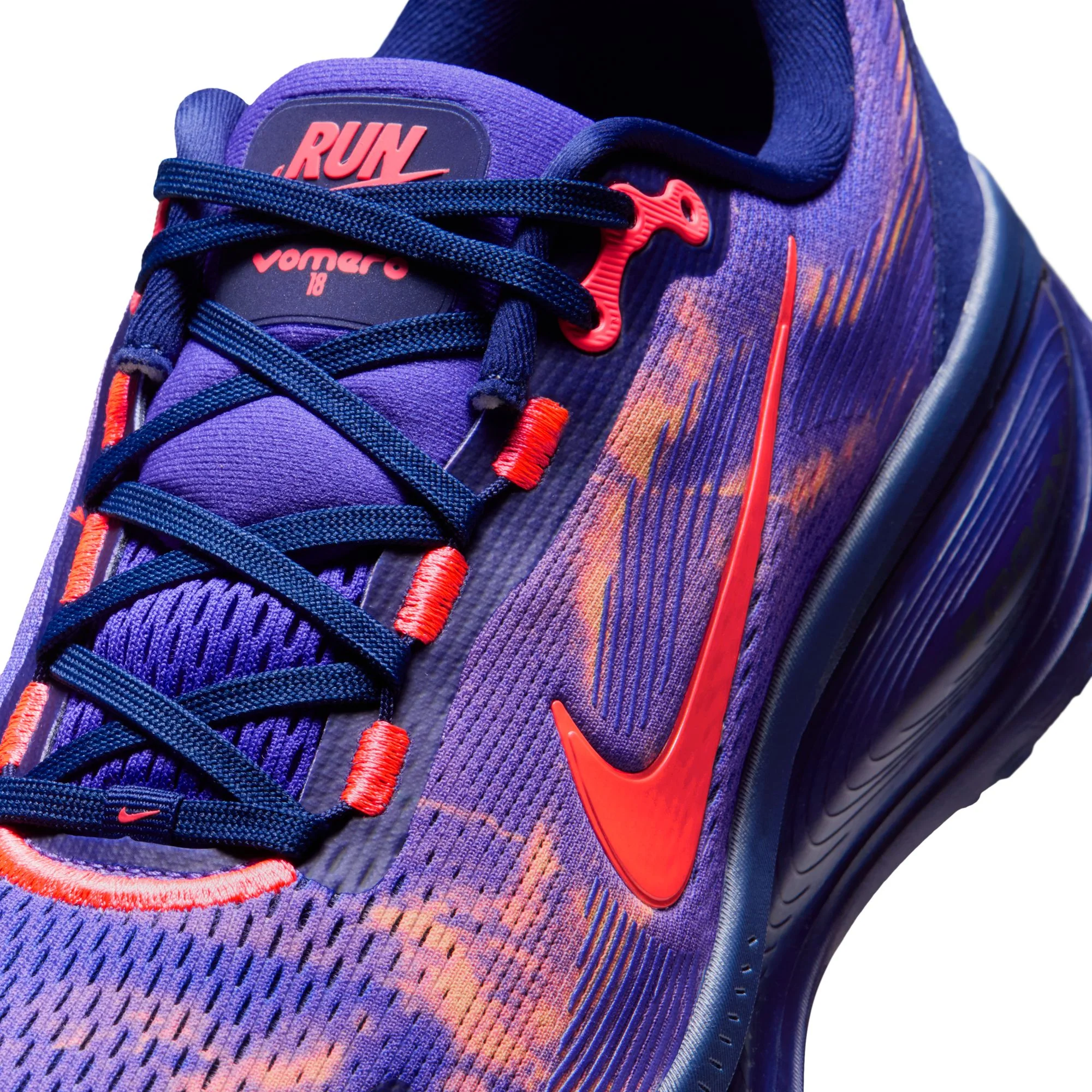 Nike Mens Vomero 18 - Indigo Burst/Hot Lava/Blue Void - Neutral - SP26 - Image 9