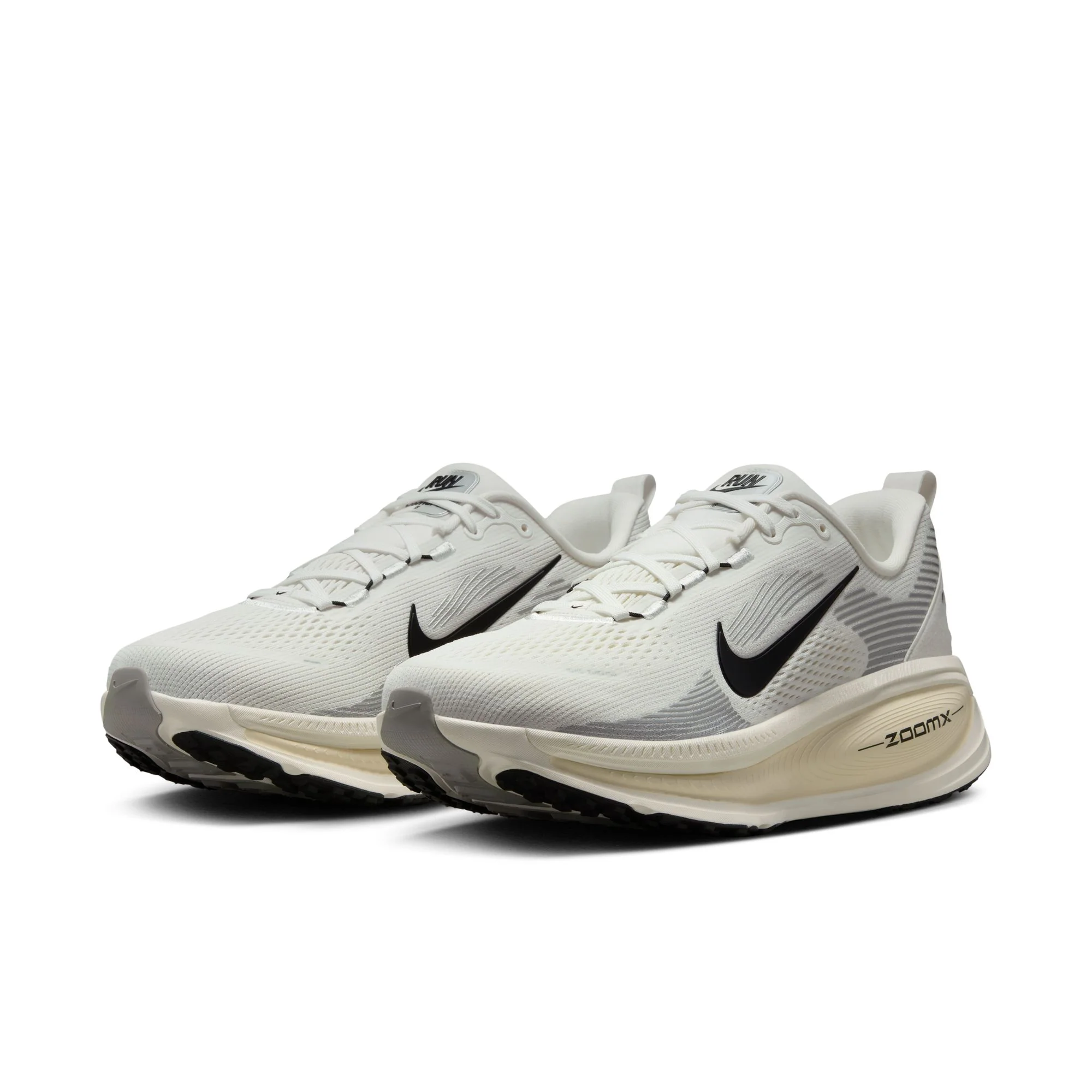 Nike Mens Vomero 18 - Summit White/Black/Coconut Milk - Neutral - SP25 - Image 4