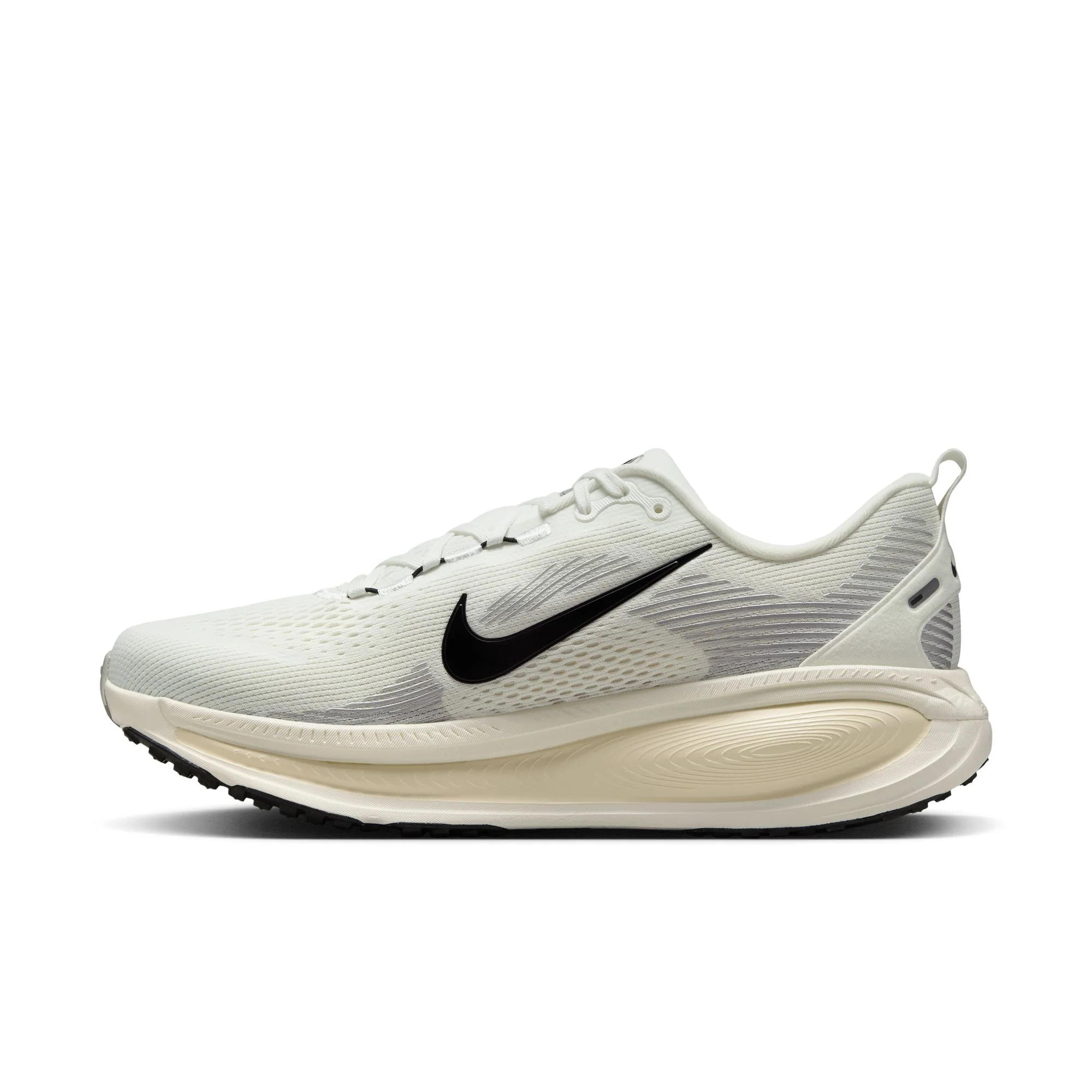 Nike Mens Vomero 18 - Summit White/Black/Coconut Milk - Neutral - SP25 - Image 7