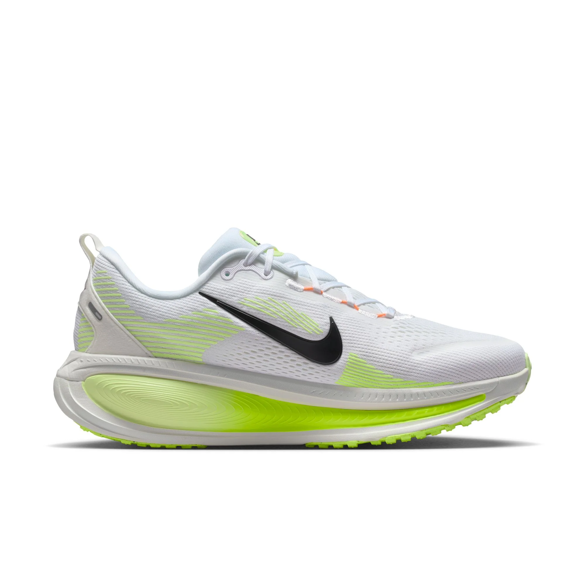 Nike Mens Vomero 18 - White/Black/Volt/Barely Volt - Neutral - SP26 - Image 5