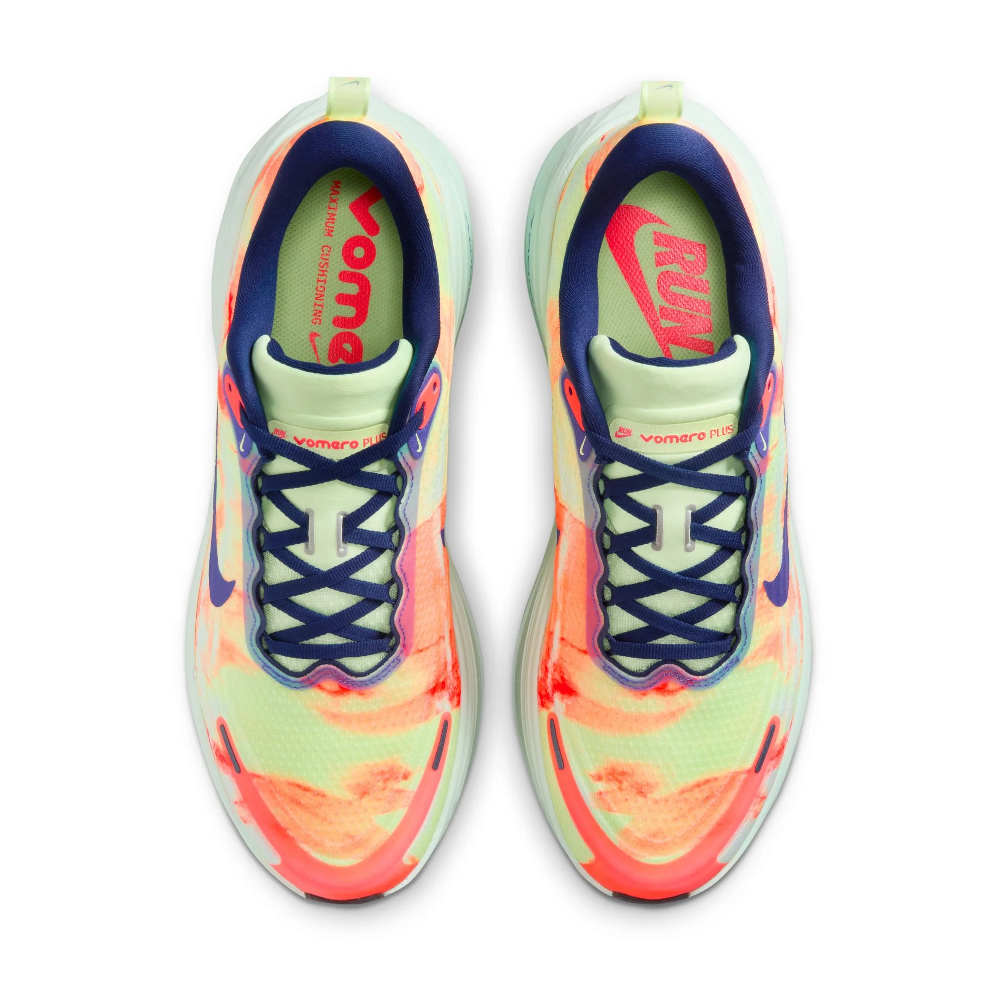 Nike Mens Vomero Plus - Barely Volt/Indigo Burst/Hot Lava - Neutral - SP26 - Image 4