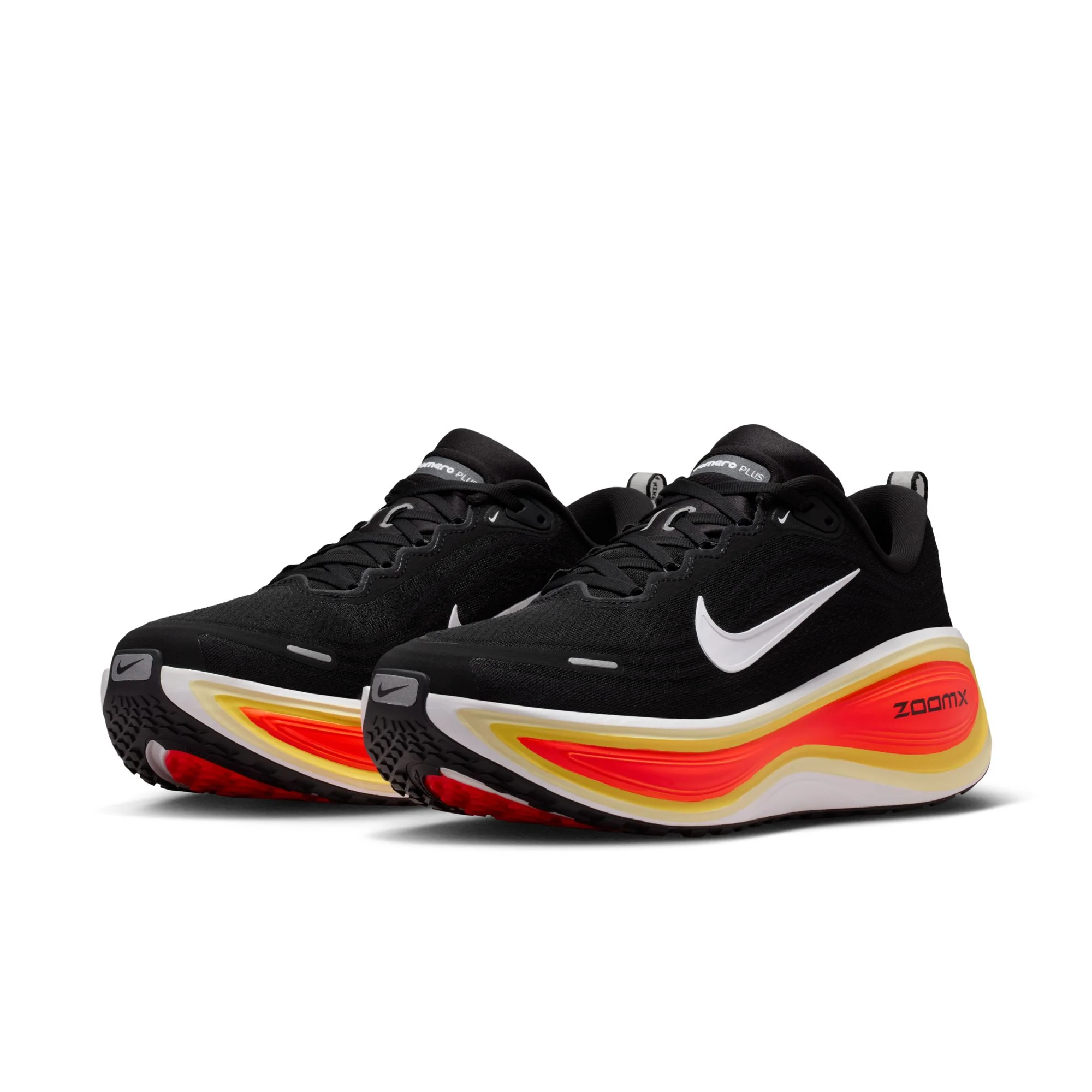 Nike Mens Vomero Plus - Black/White/Bright Crimson/Sail - Neutral - HO25 - Image 8