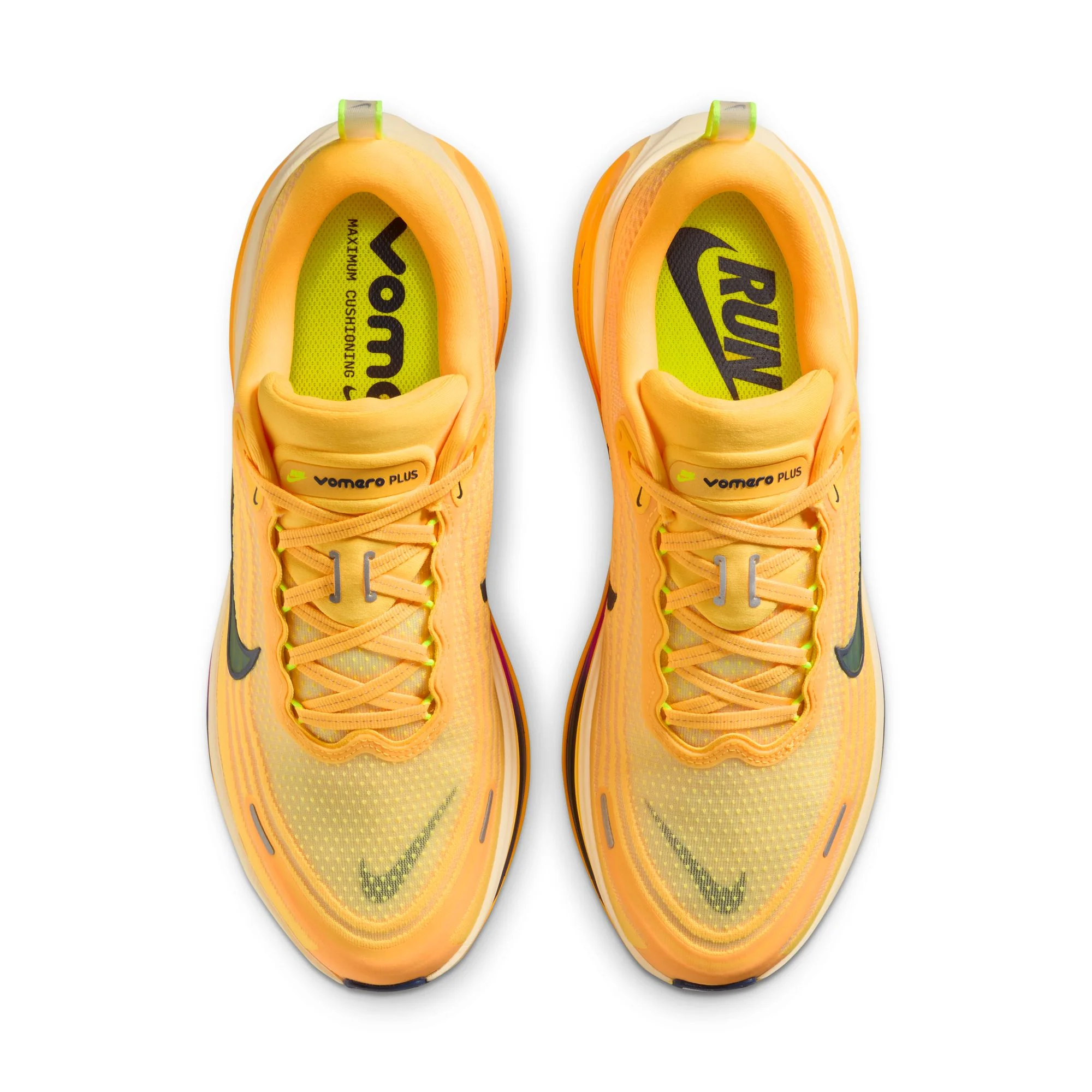 Nike Mens Vomero Plus - Citron Pulse/Blue Void/Alabaster - Neutral - SP26 - Image 6
