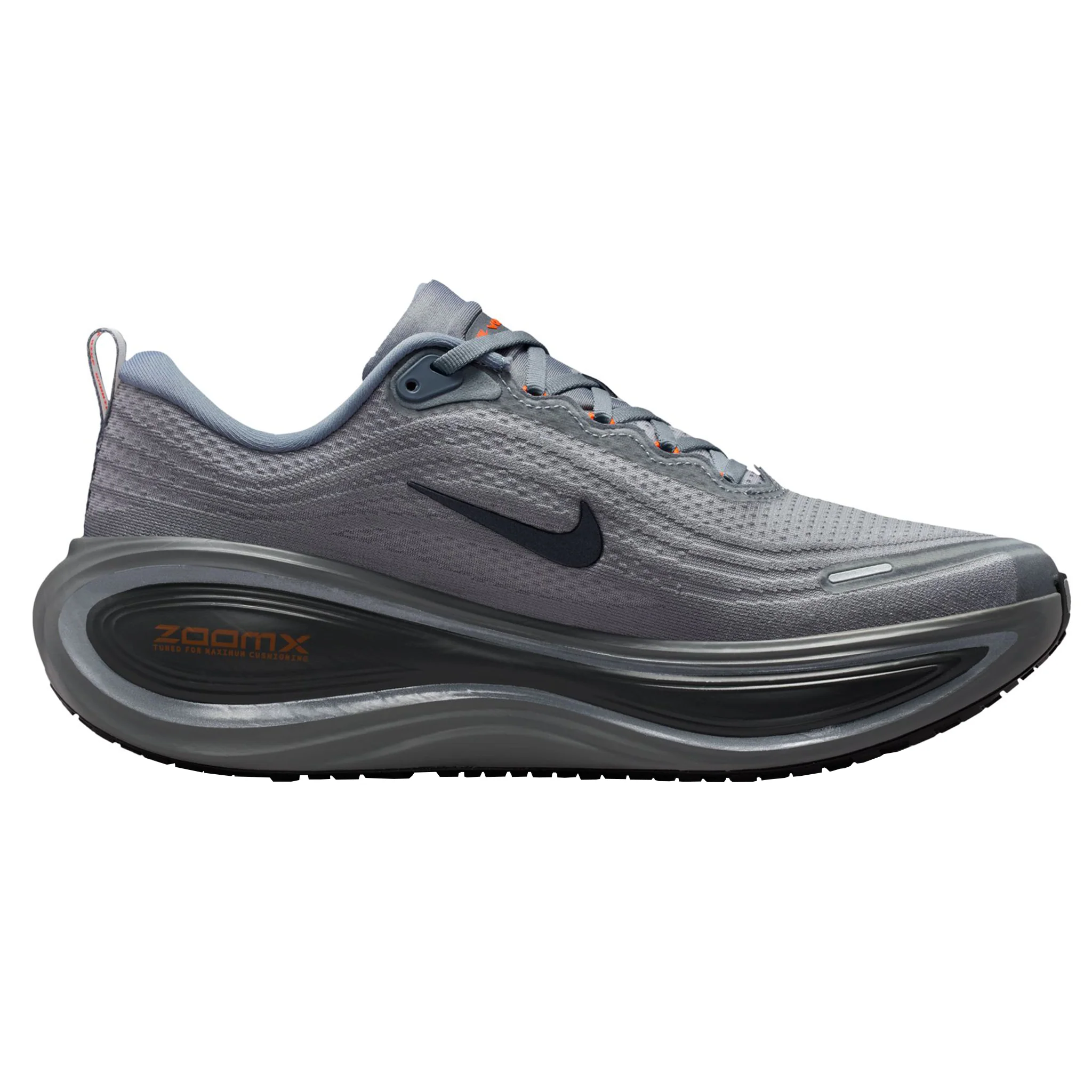 Nike Mens Vomero Plus - Cool Grey/Black/Safety Orange - Neutral - SP26