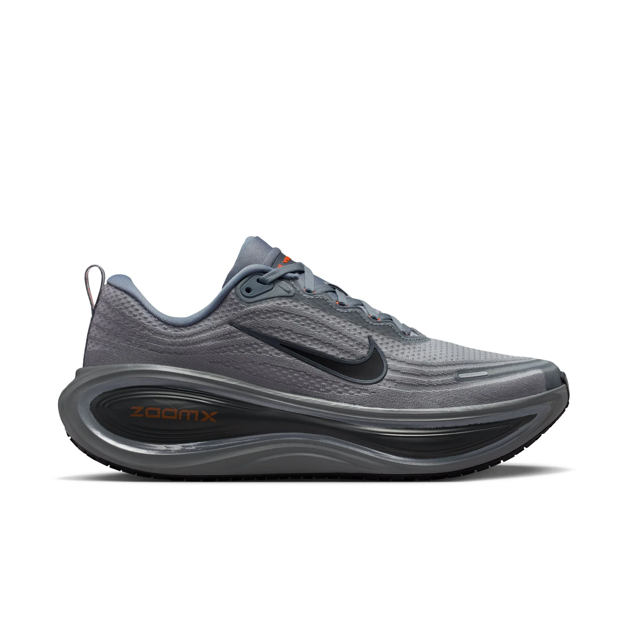 Nike Mens Vomero Plus - Cool Grey/Black/Safety Orange - Neutral - SP26 - Image 5