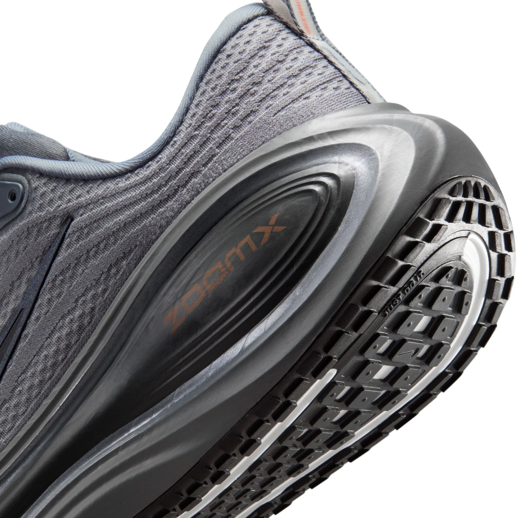 Nike Mens Vomero Plus - Cool Grey/Black/Safety Orange - Neutral - SP26 - Image 9