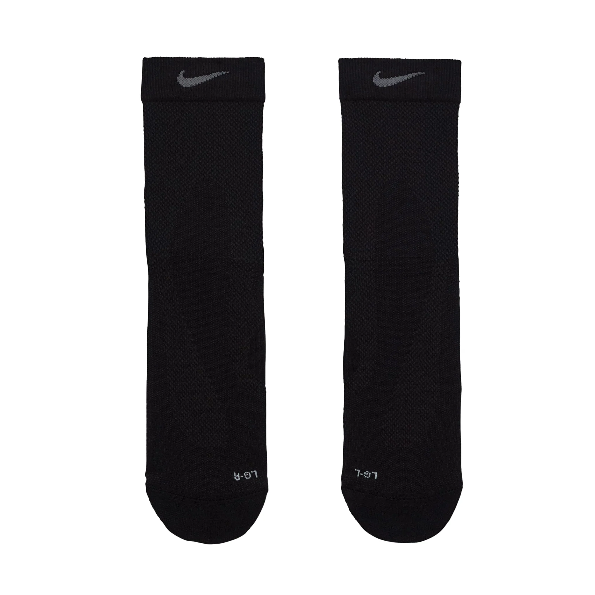 Nike Running Lightweight Micro Crew Socks - Black/Pure Platinum/Smoke Grey - Image 2
