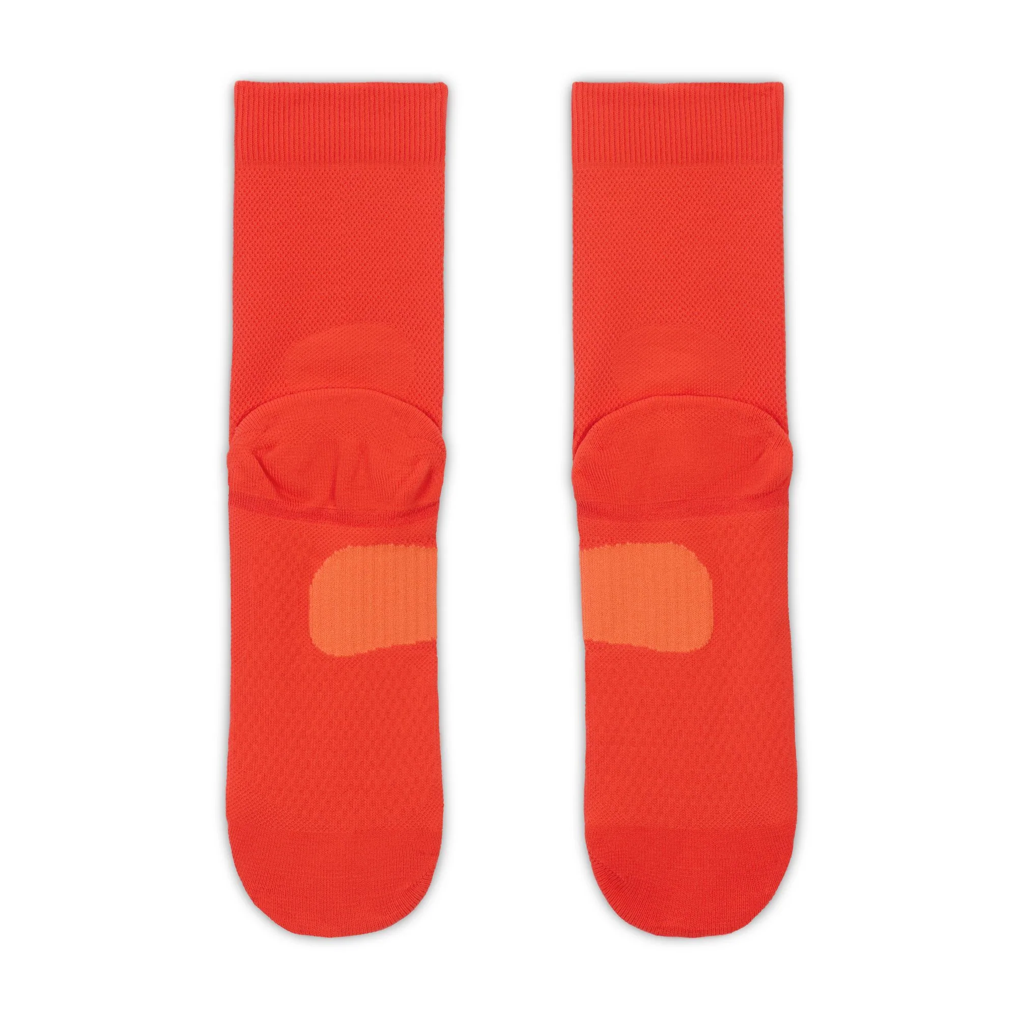 Nike Running Midweight Crew Socks - Light Crimson/Turf Orange - Image 4