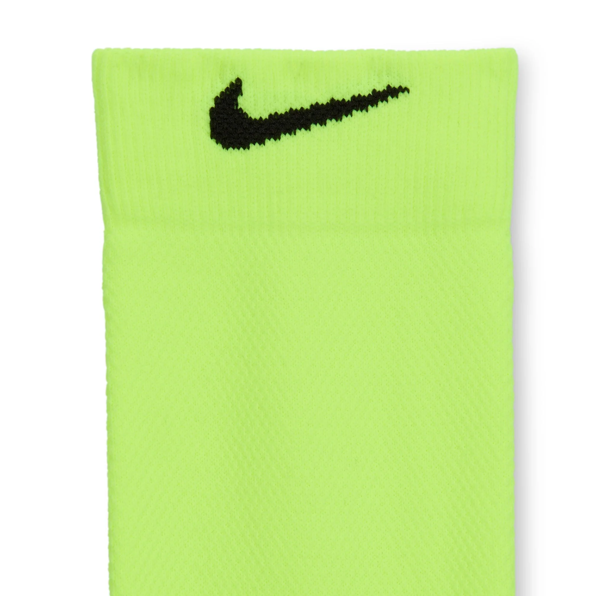Nike Running Midweight Crew Socks - Volt/Black - Image 4