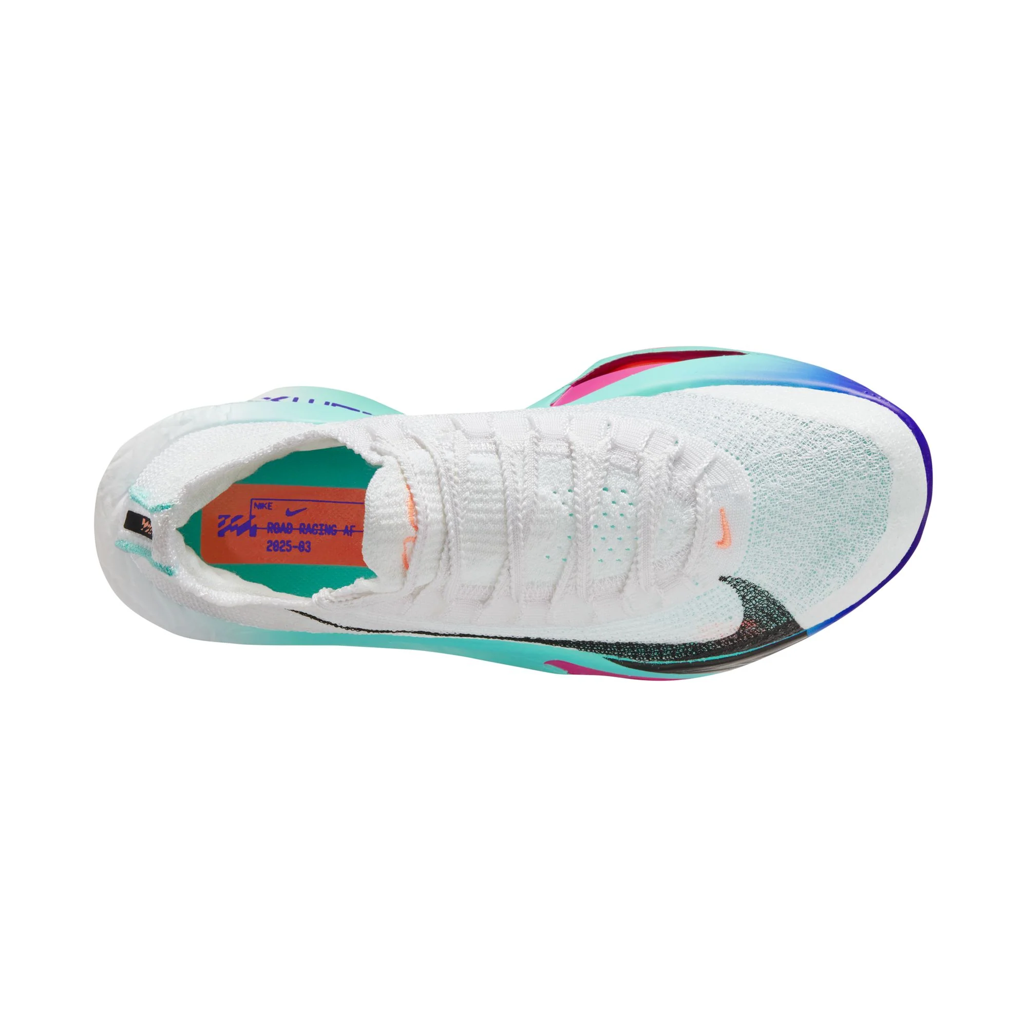 Nike Womens Alphafly 3 - White/Black/Hyper Turquoise/Concord - HO25 - Image 4