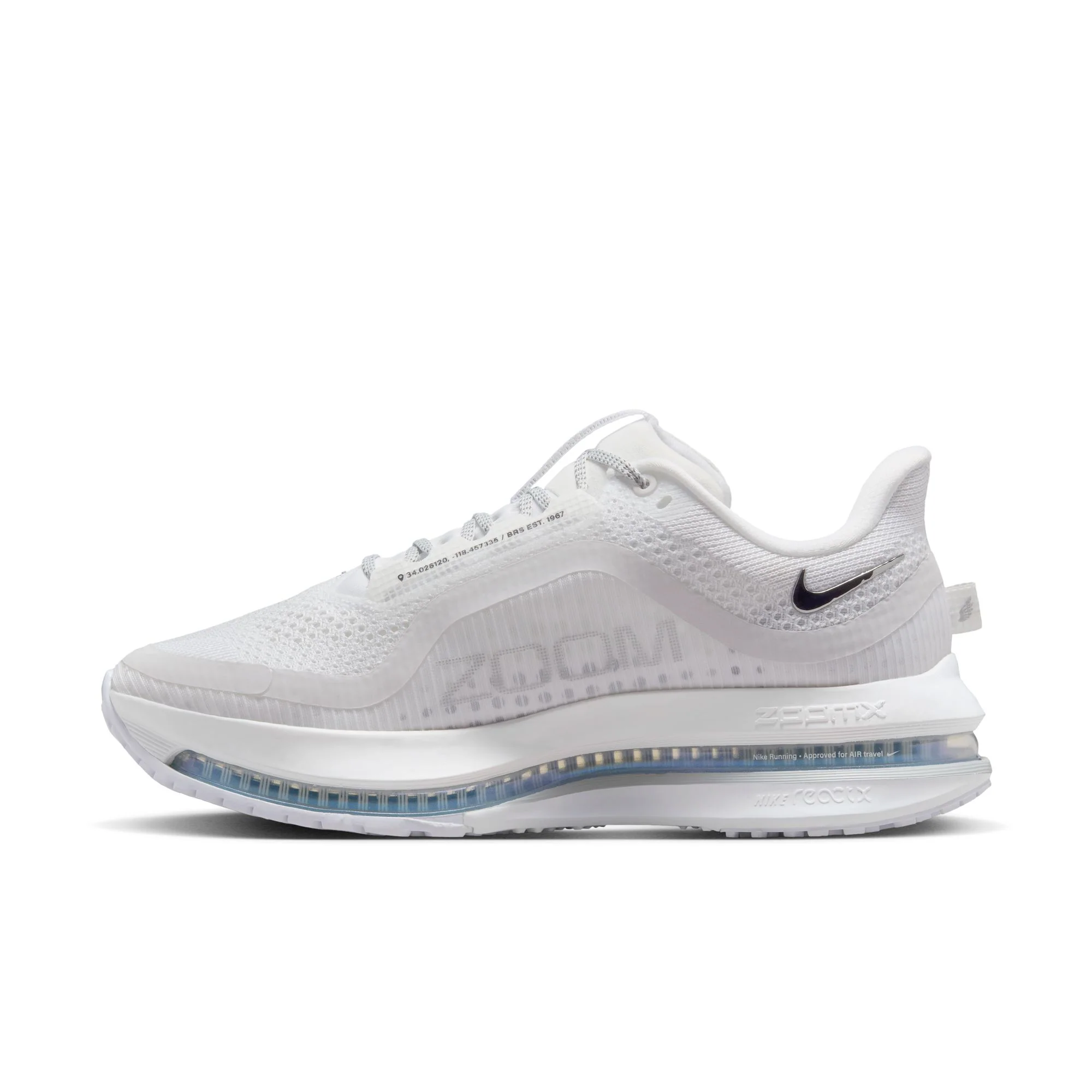Nike Womens Pegasus Premium - White/Metallic Silver - Neutral - SU25 - Image 6