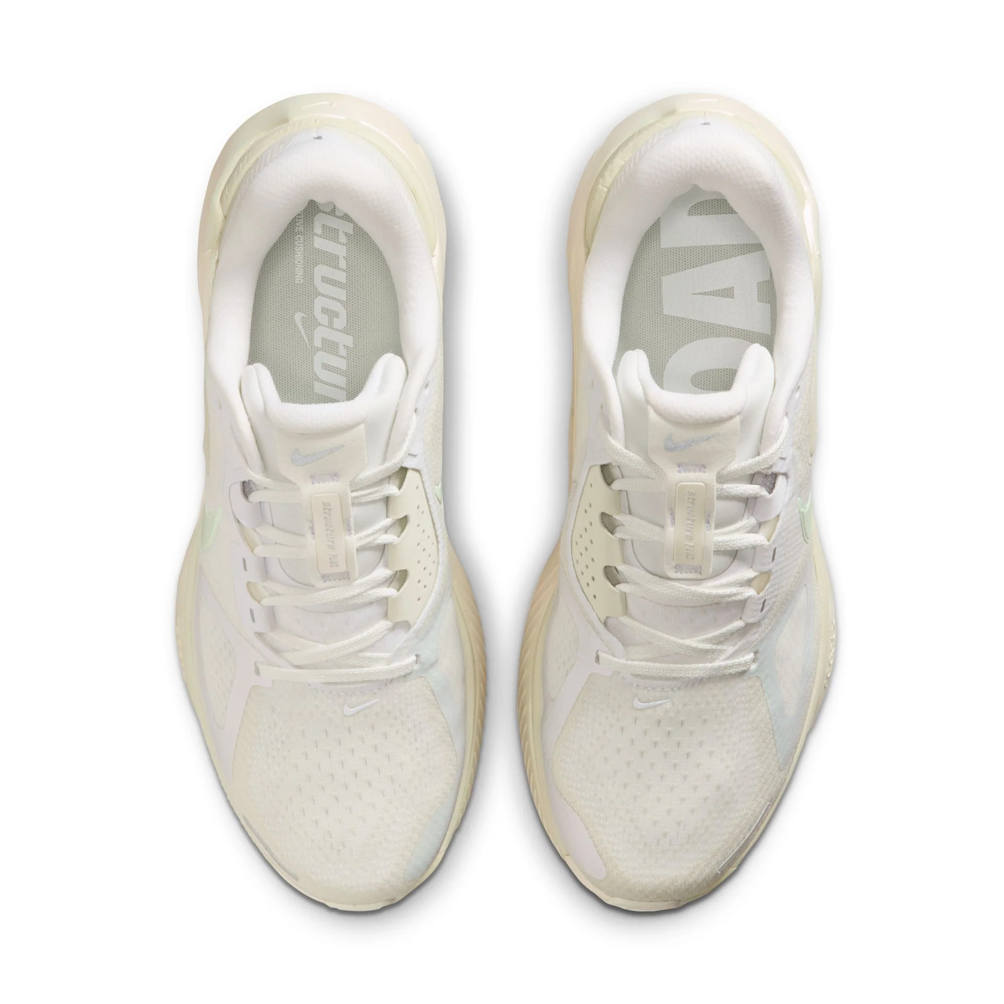 Nike Womens Structure Plus - White/White/Sail/Sea Glass - Stability - SP26 - Image 3