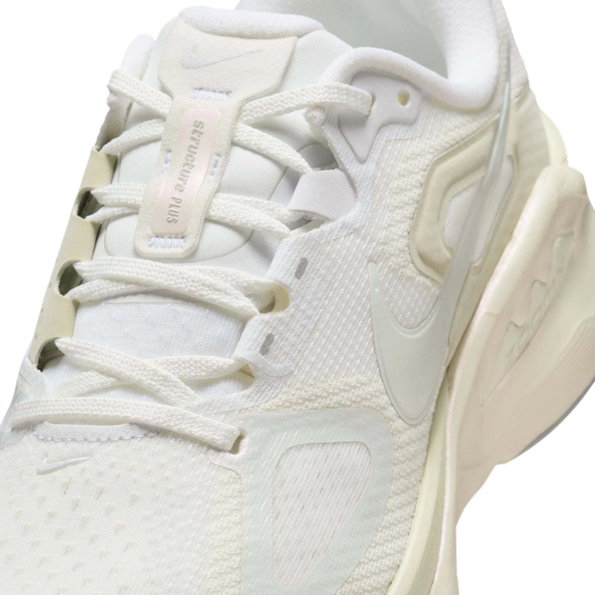 Nike Womens Structure Plus - White/White/Sail/Sea Glass - Stability - SP26 - Image 8