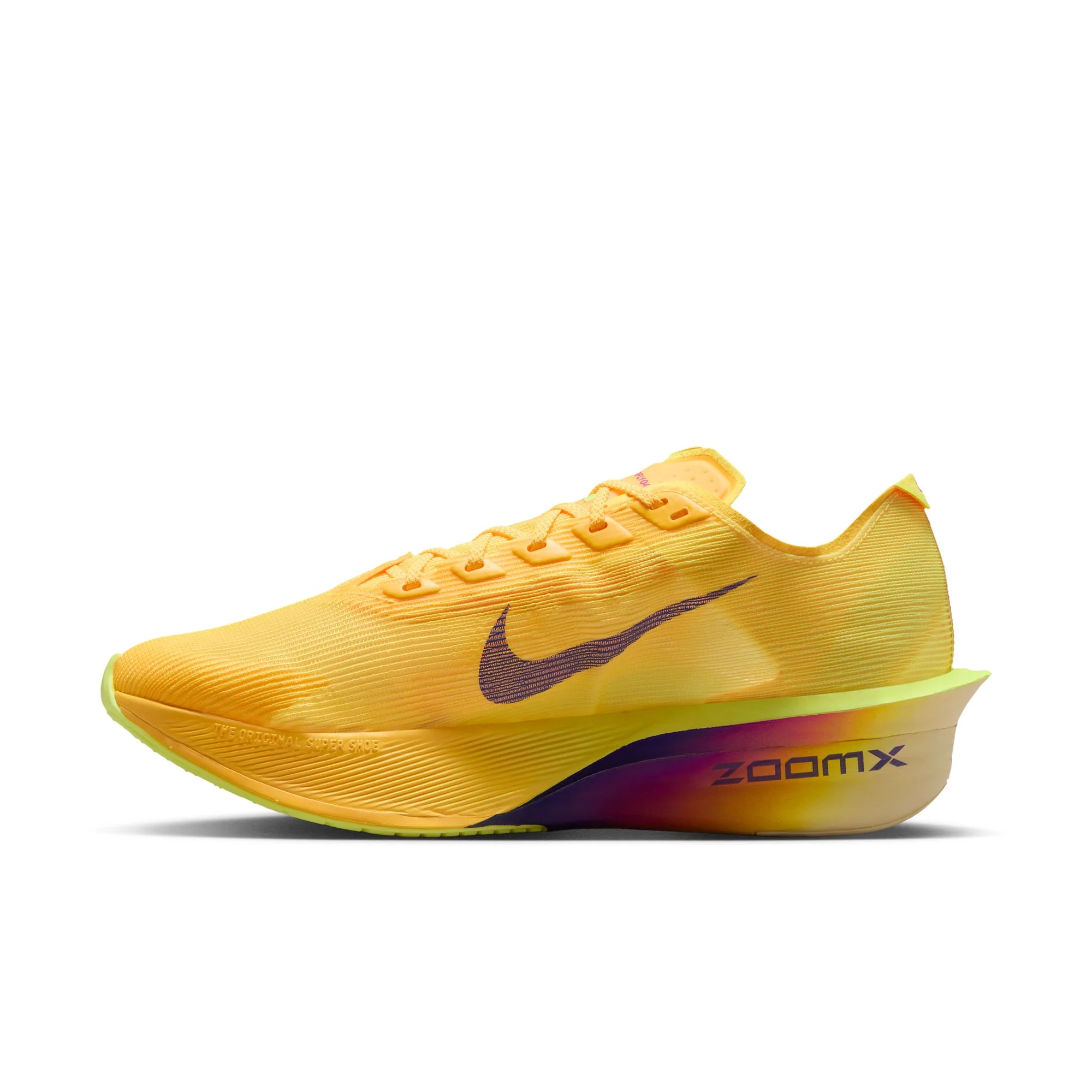 Nike Womens Vaporfly 4 Next% - Citron Pulse/Indigo Burst/Laser Orange - Neutral - SP26 - Image 3