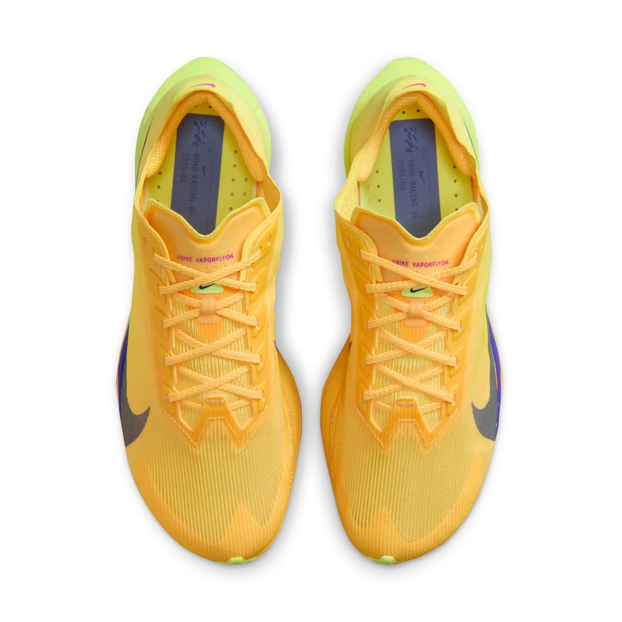 Nike Womens Vaporfly 4 Next% - Citron Pulse/Indigo Burst/Laser Orange - Neutral - SP26 - Image 6