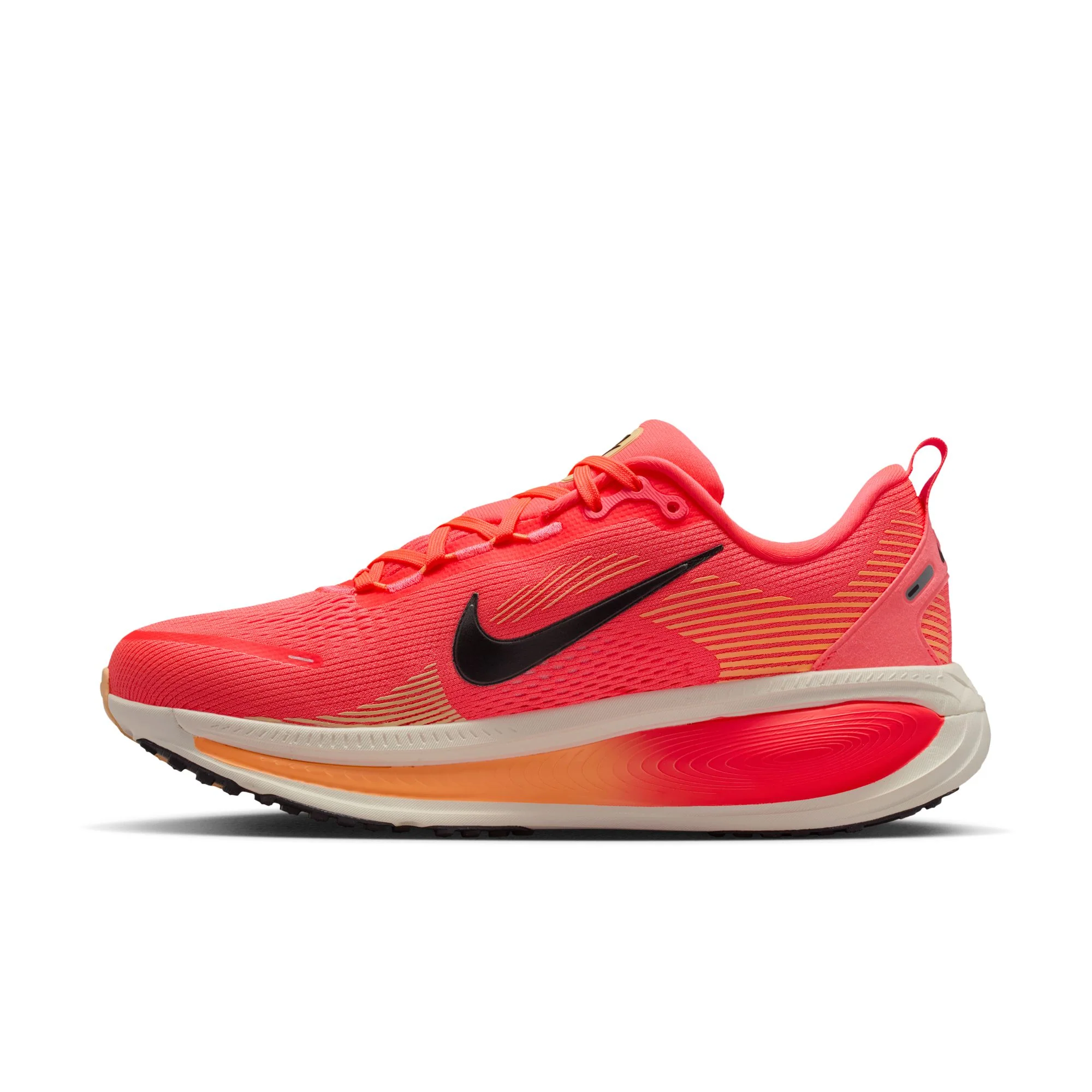 Nike Womens Vomero 18 - Hot Lava/Black/Chalk/Orange Pulse - Neutral - SP26 - Image 7