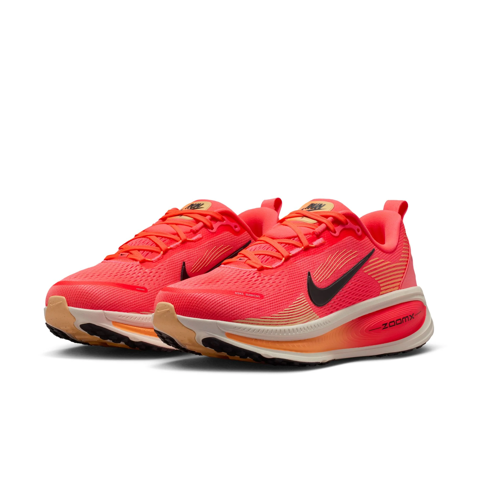 Nike Womens Vomero 18 - Hot Lava/Black/Chalk/Orange Pulse - Neutral - SP26 - Image 8