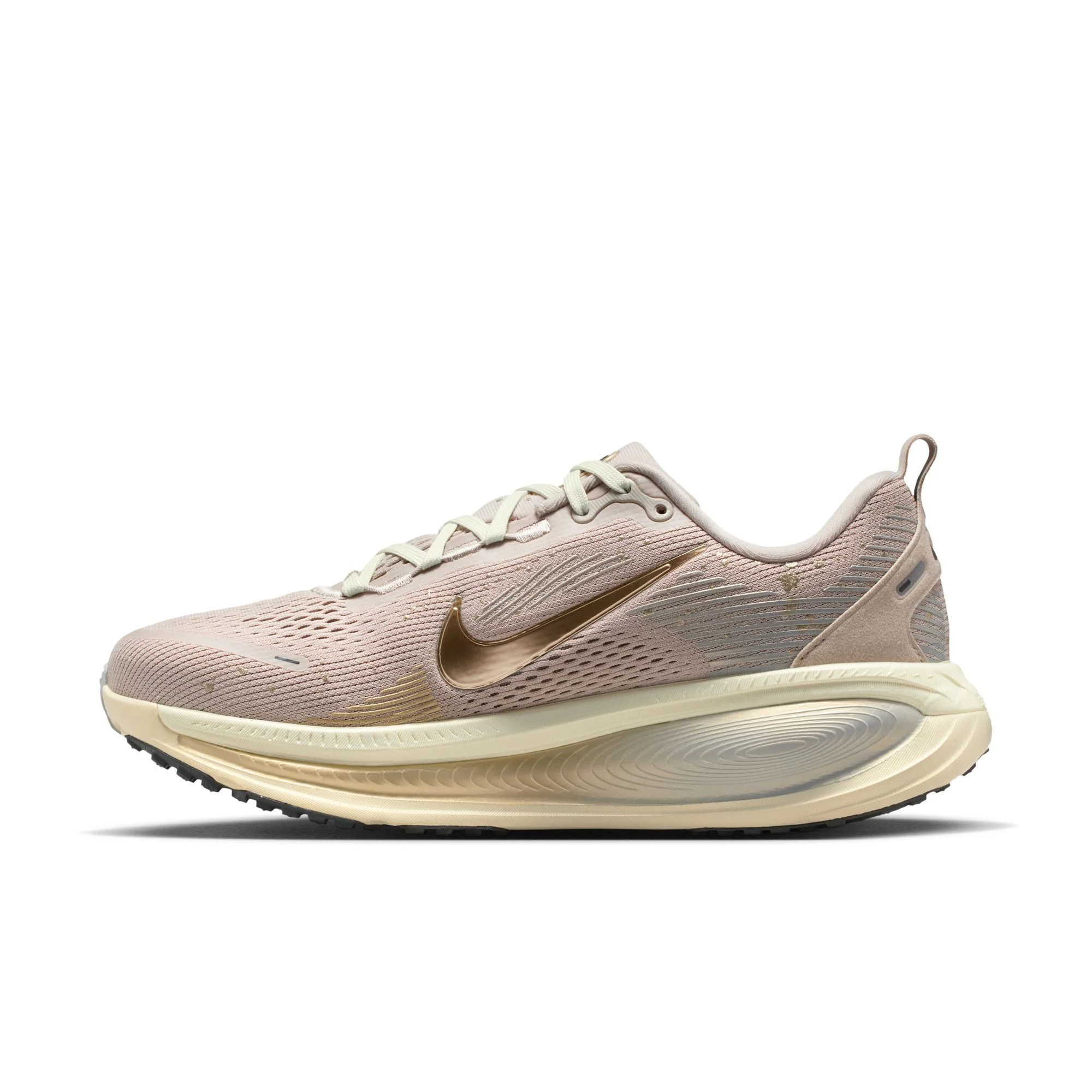 Nike Womens Vomero 18 SE - Cream/Metallic Gold Grain/Coconut Milk - Neutral - SP26 - Image 3
