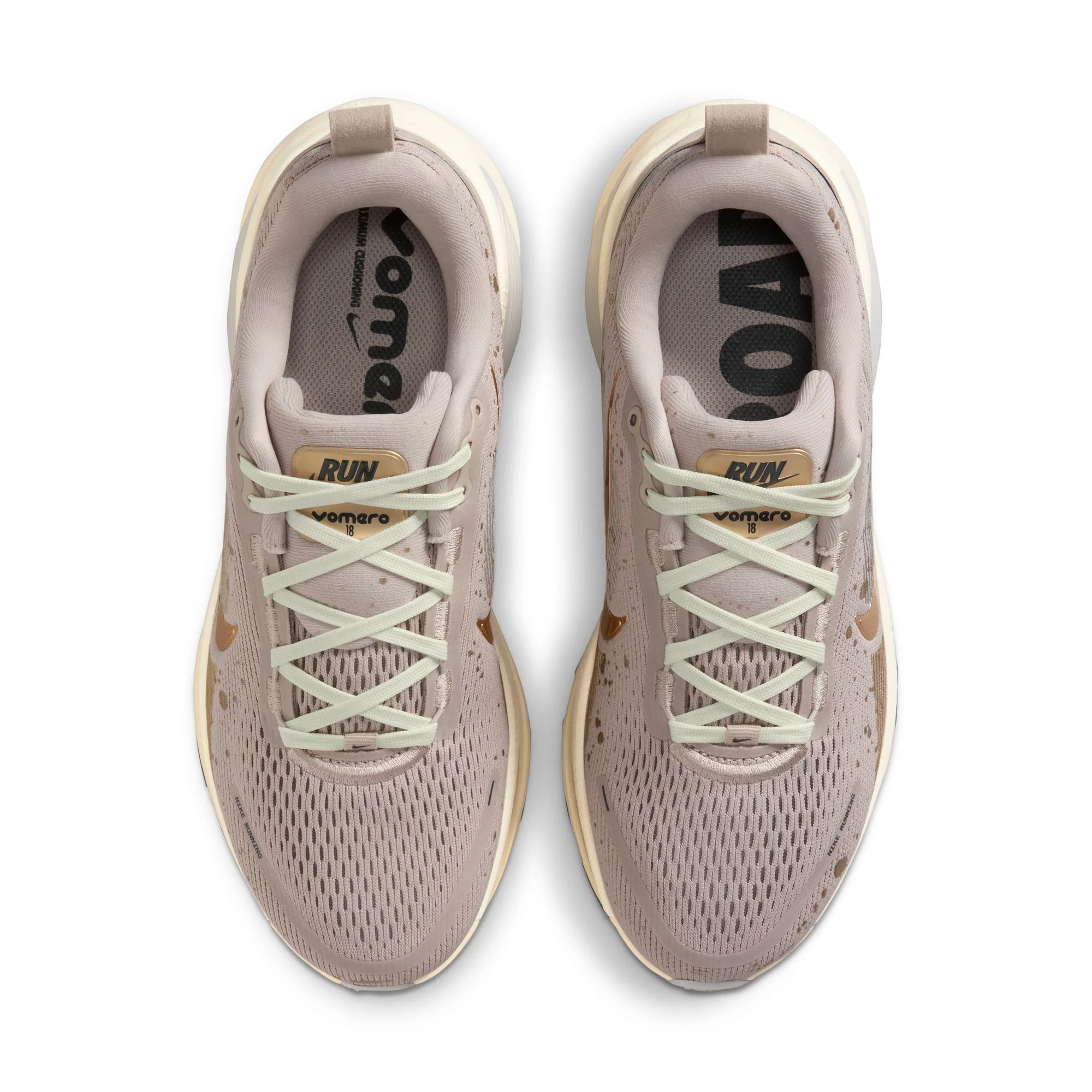 Nike Womens Vomero 18 SE - Cream/Metallic Gold Grain/Coconut Milk - Neutral - SP26 - Image 6