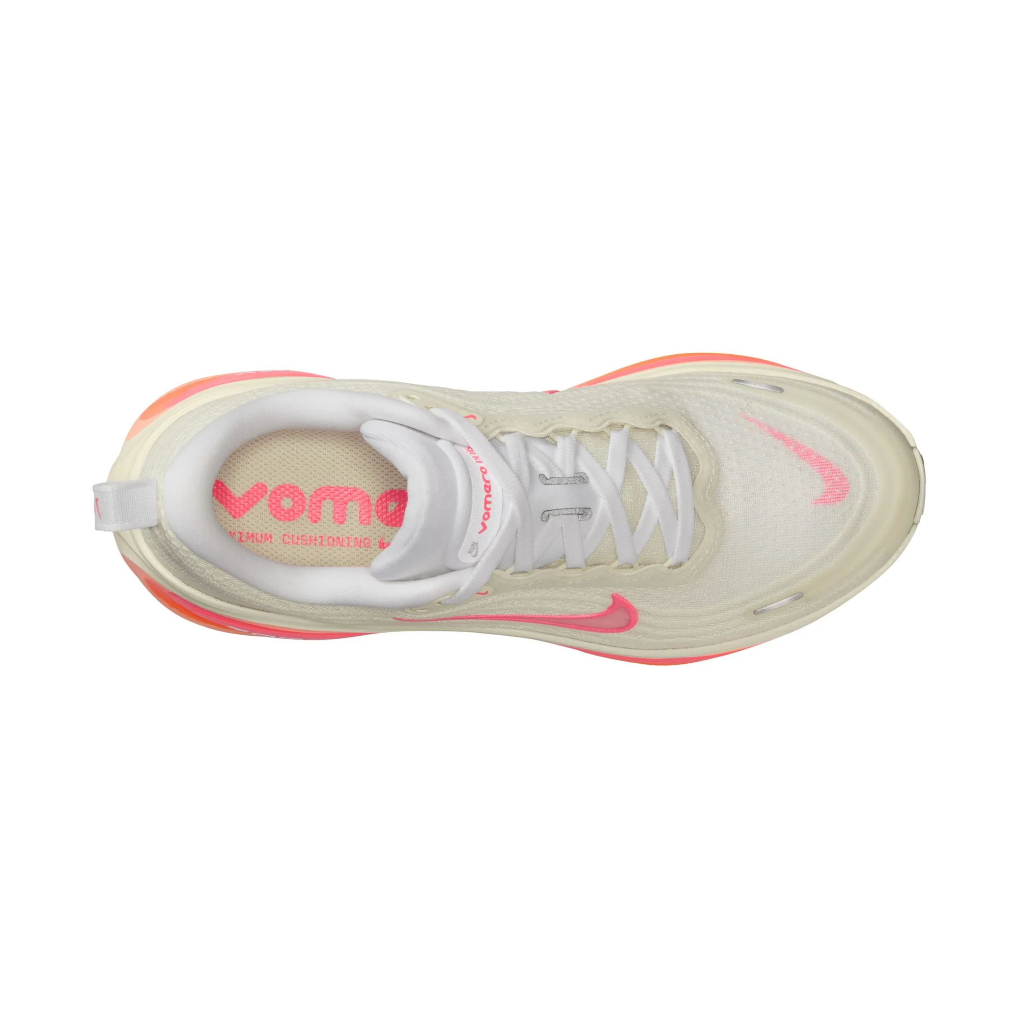 Nike Womens Vomero Plus - Sail/Hot Lava/White/Orange Pulse - Neutral - HO25 - Image 4
