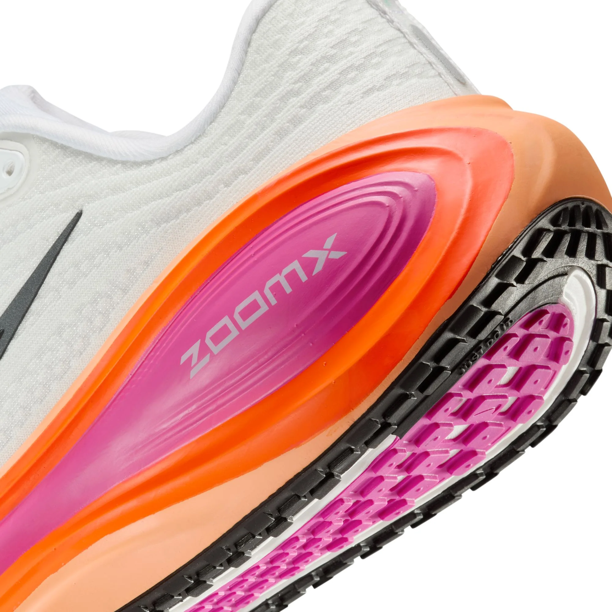Nike Womens Vomero Plus - White/Black/Fire Pink/Hyper Crimson - Neutral - HO25 - Image 11