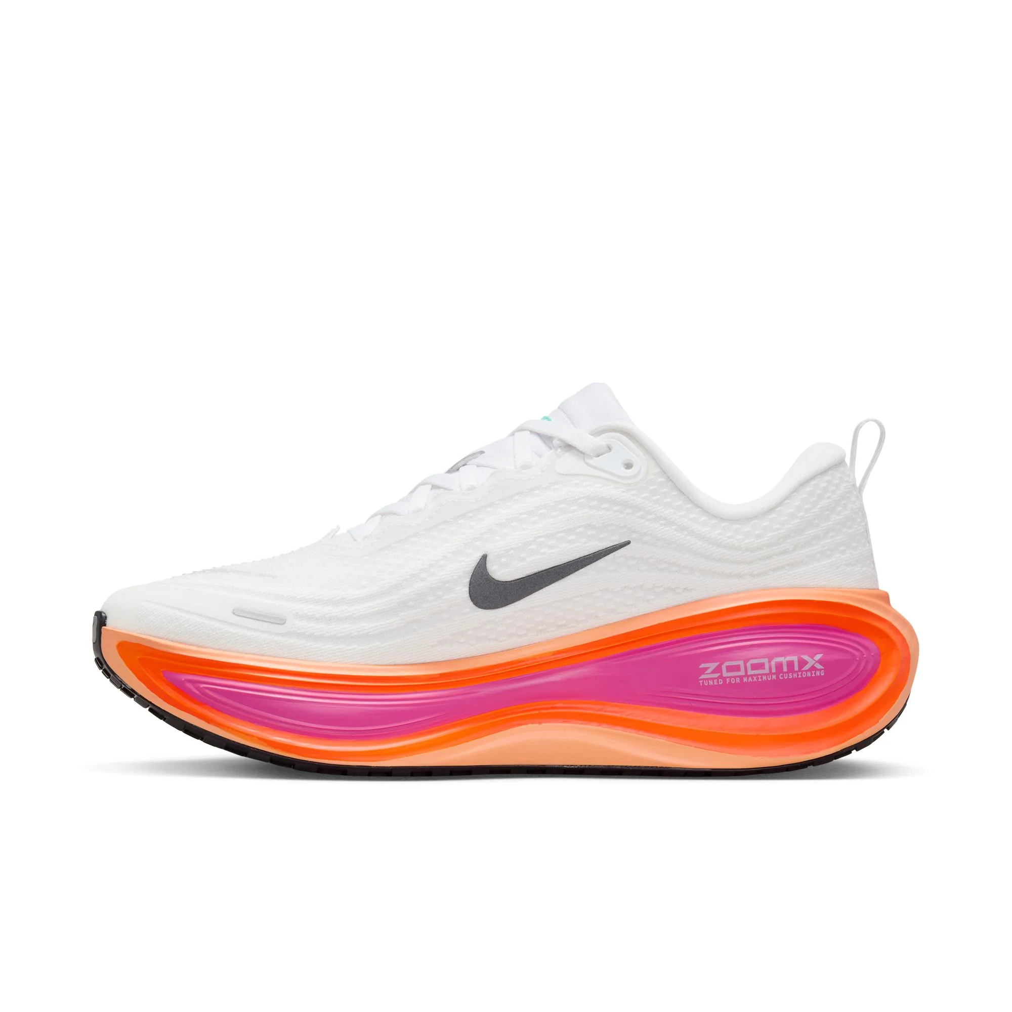 Nike Womens Vomero Plus - White/Black/Fire Pink/Hyper Crimson - Neutral - HO25 - Image 3