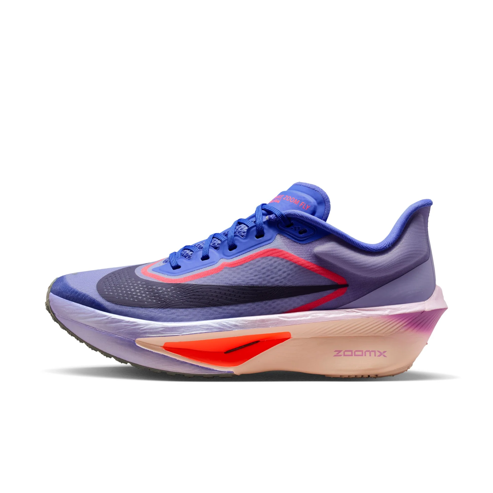 Nike Womens Zoom Fly 6 - Violet Mist/Purple Dynasty/Hot Lava - Neutral - SP26 - Image 3