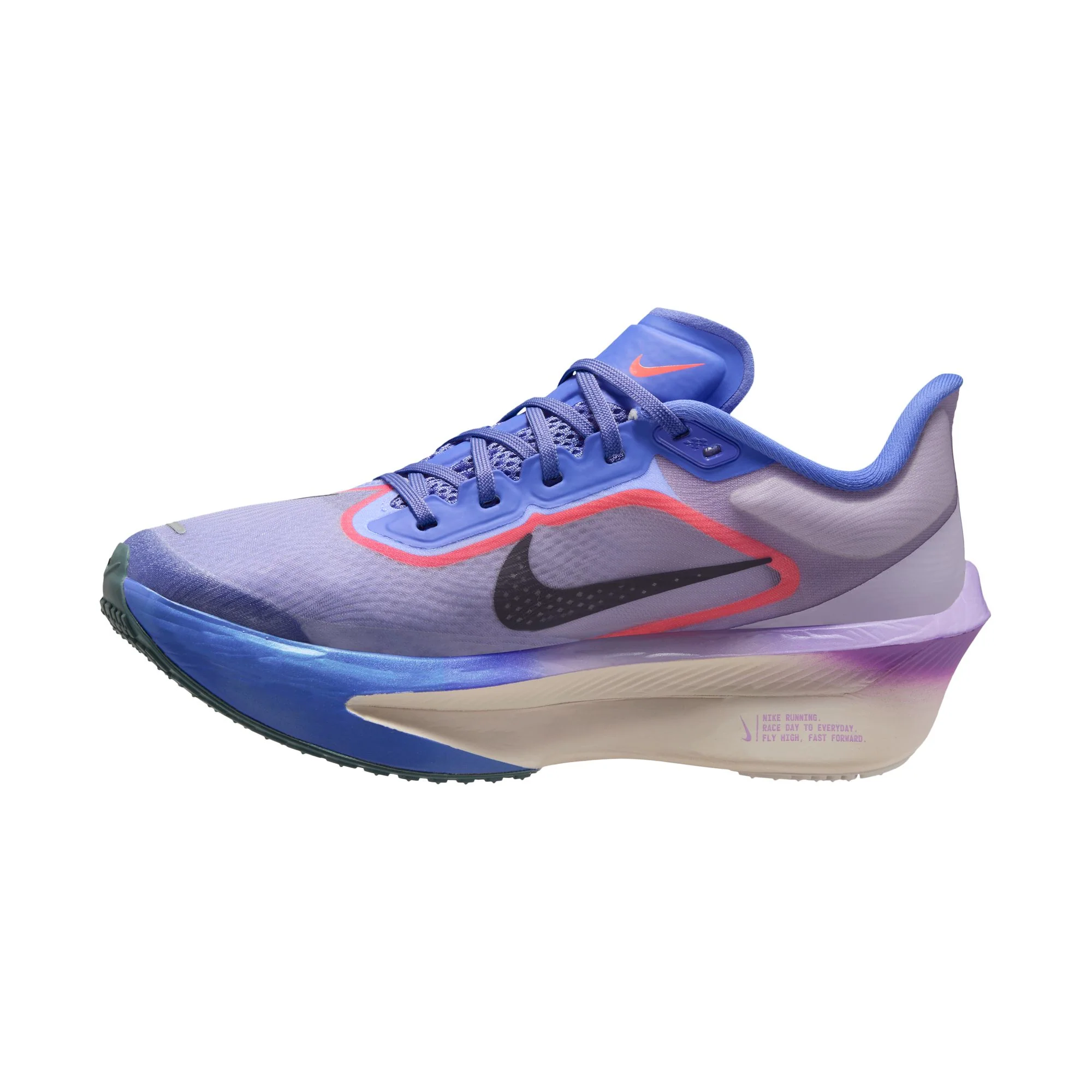 Nike Womens Zoom Fly 6 - Violet Mist/Purple Dynasty/Hot Lava - Neutral - SP26 - Image 7