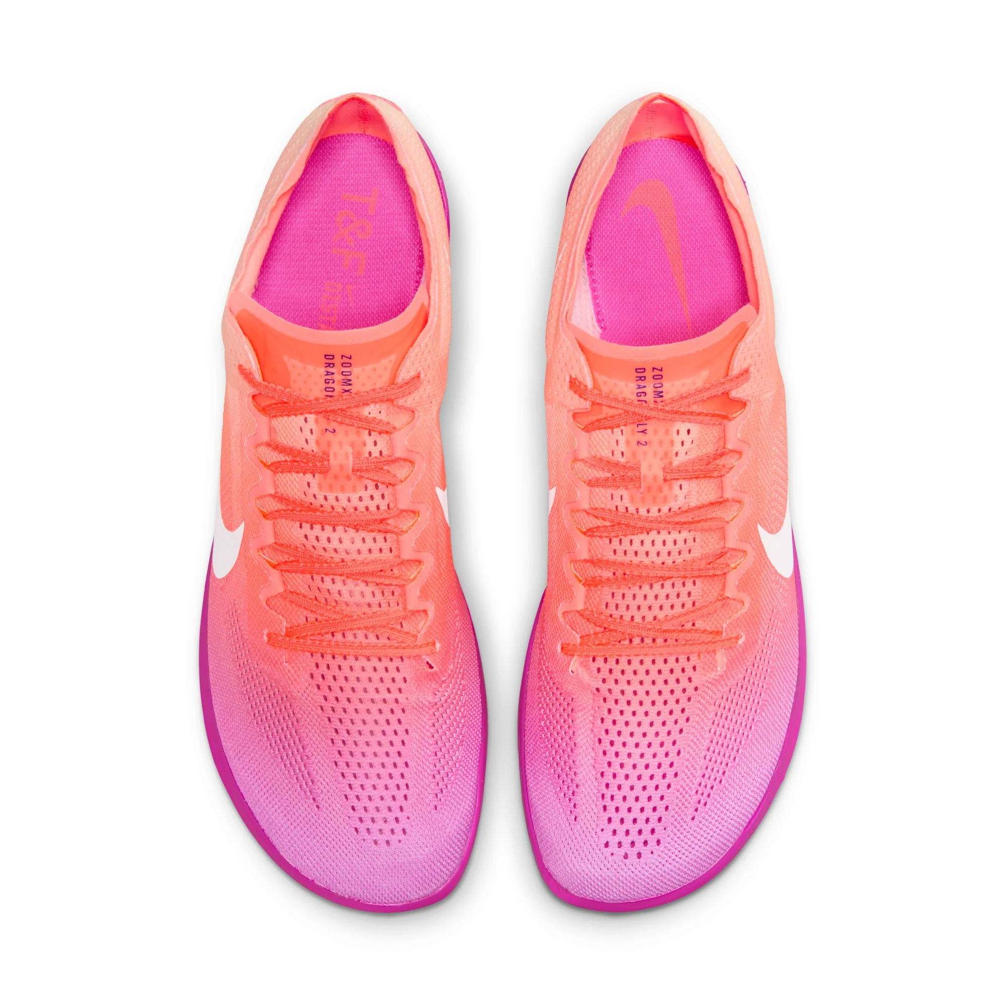 Nike ZoomX Dragonfly 2 RSG Spikes - Bright Mango/White/Indigo Burst - SP26 - Image 4