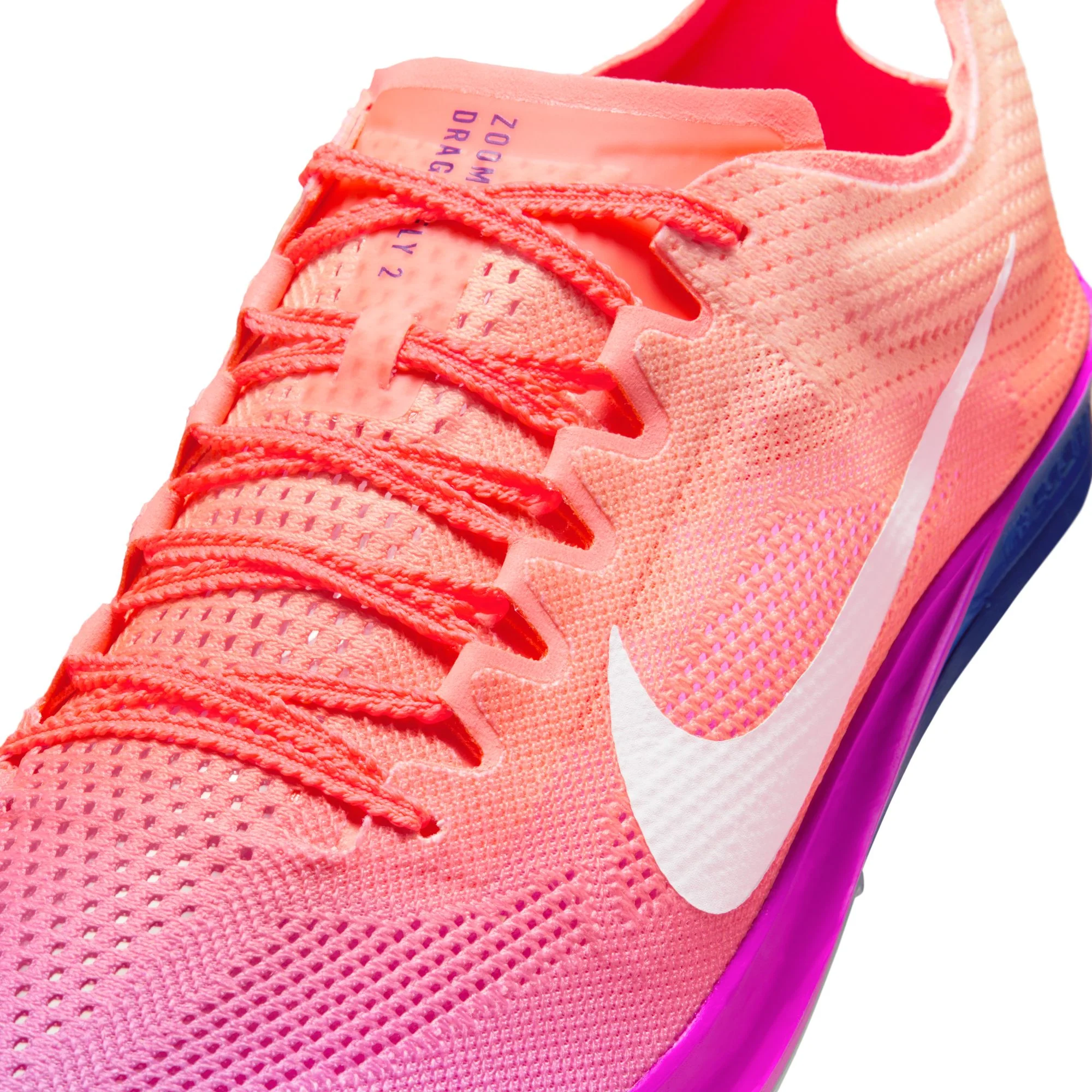 Nike ZoomX Dragonfly 2 RSG Spikes - Bright Mango/White/Indigo Burst - SP26 - Image 9