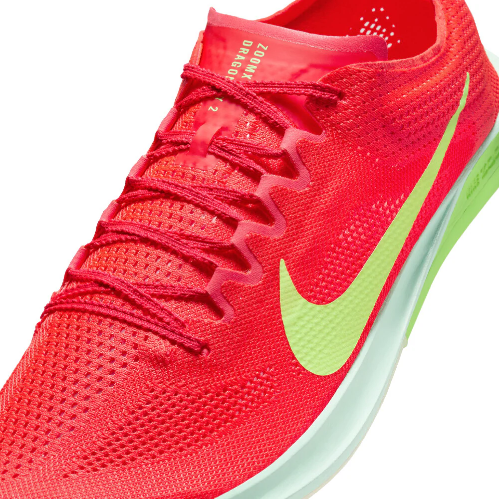 Nike ZoomX Dragonfly 2 Spikes - Bright Crimson/Hyper Crimson/Lime Blast - HO24 - Image 5