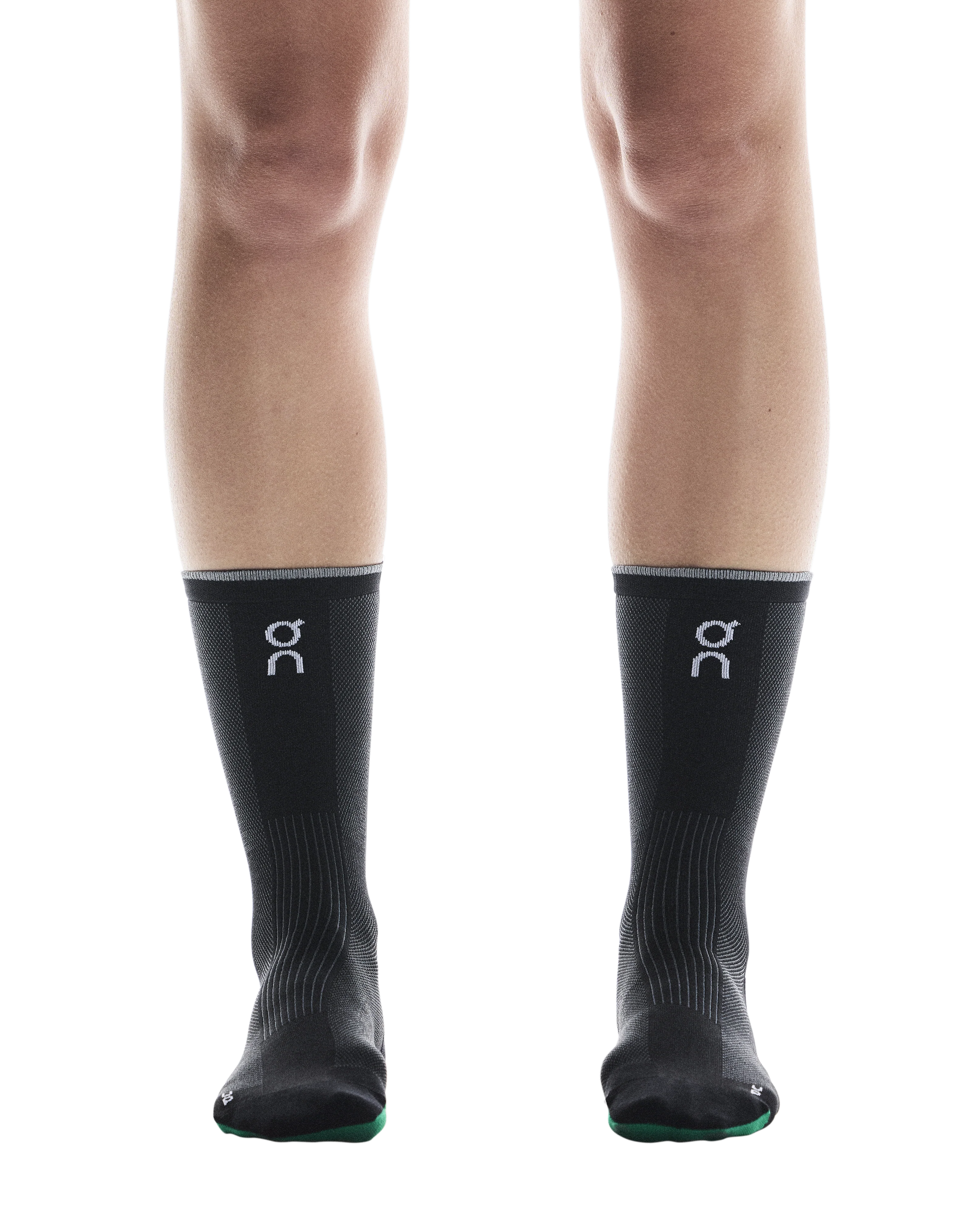 On Elite Run Sock High Unisex - Black/Magnet - Image 3