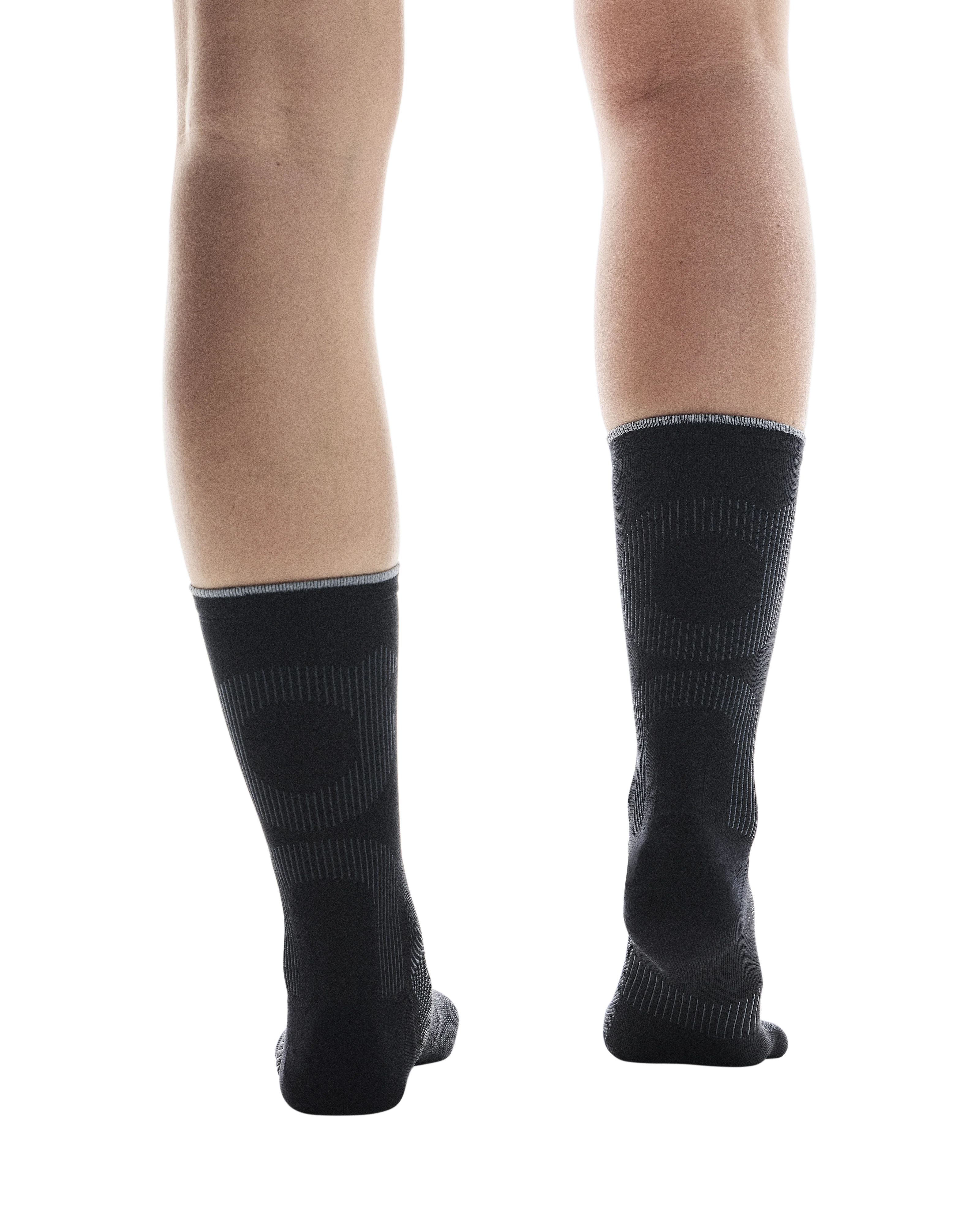 On Elite Run Sock High Unisex - Black/Magnet - Image 4