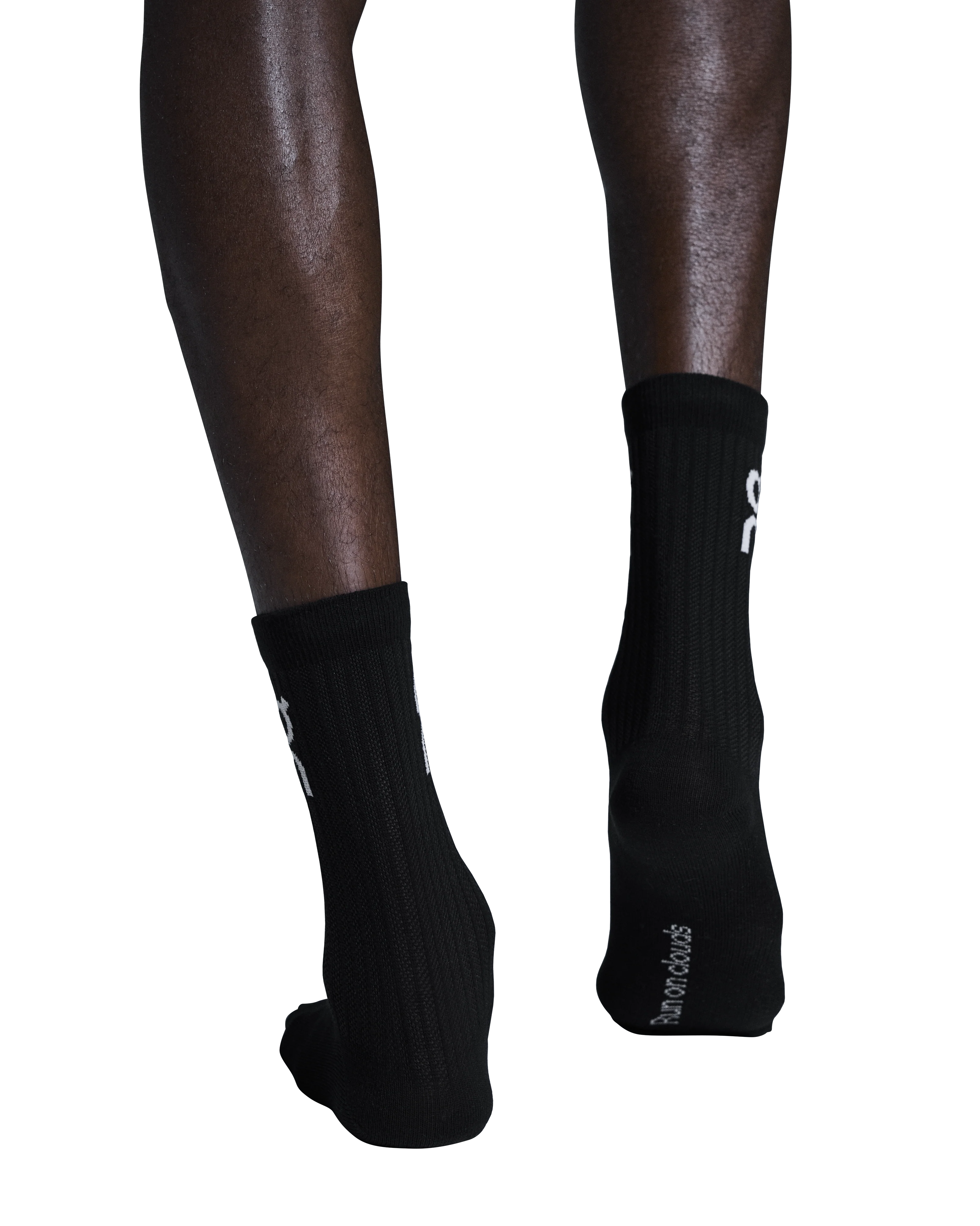 On Logo Sock High 3-Pack Unisex - Black - Image 4