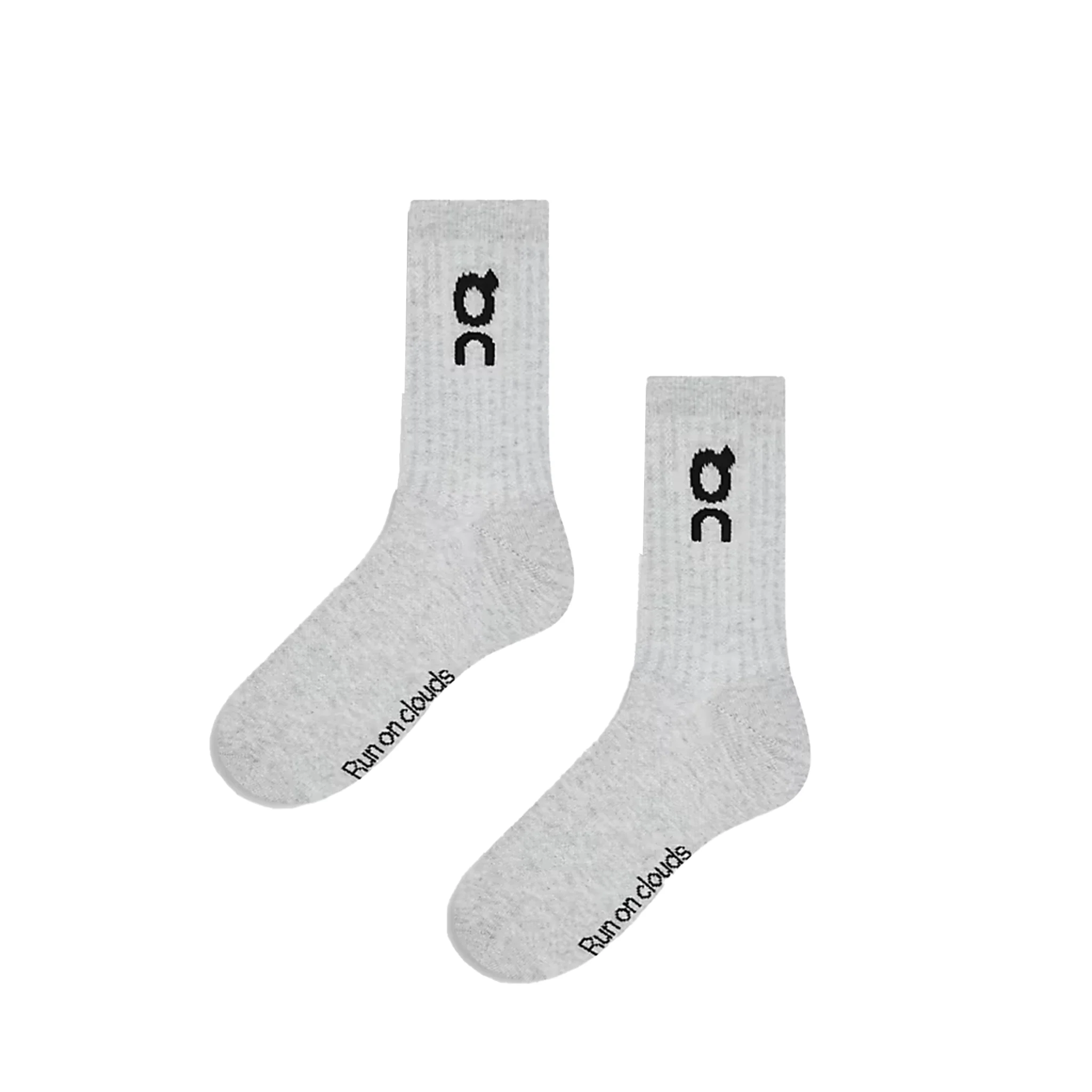 On Logo Sock High 3-Pack Unisex - Heather Gray