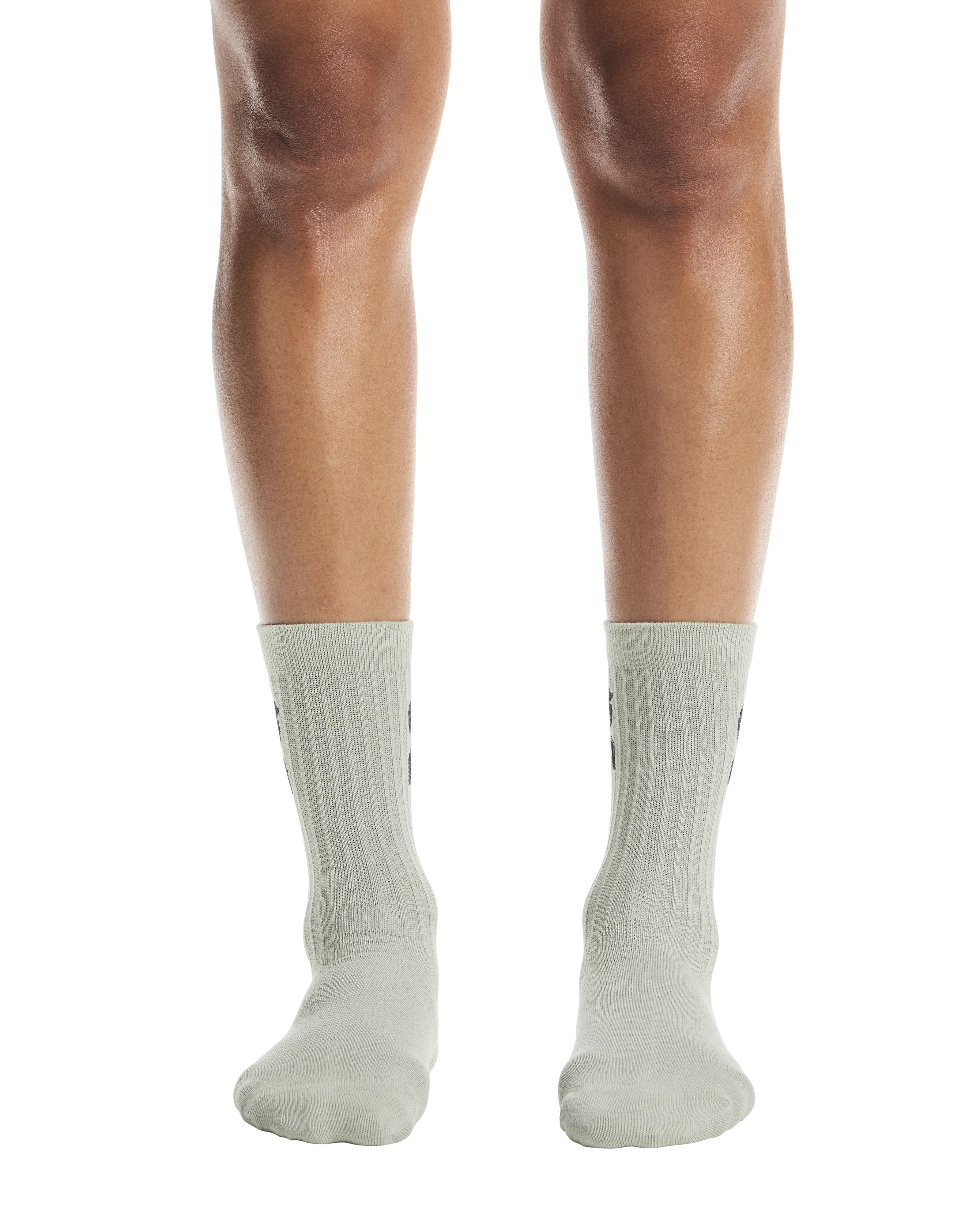 On Logo Sock High 3-Pack Unisex - Lemonade/Tin - Image 2