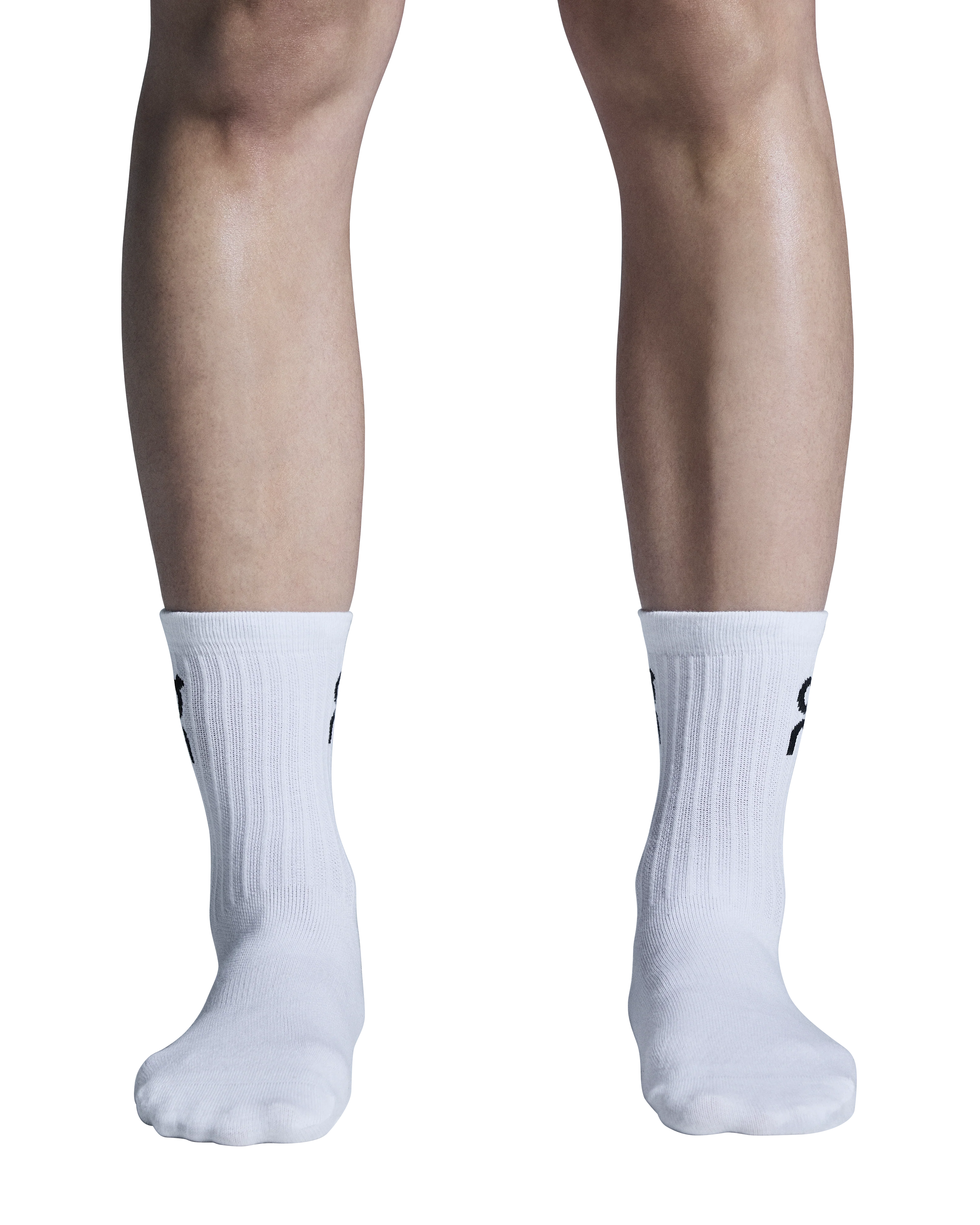 On Logo Sock High 3-Pack Unisex - White - Image 3