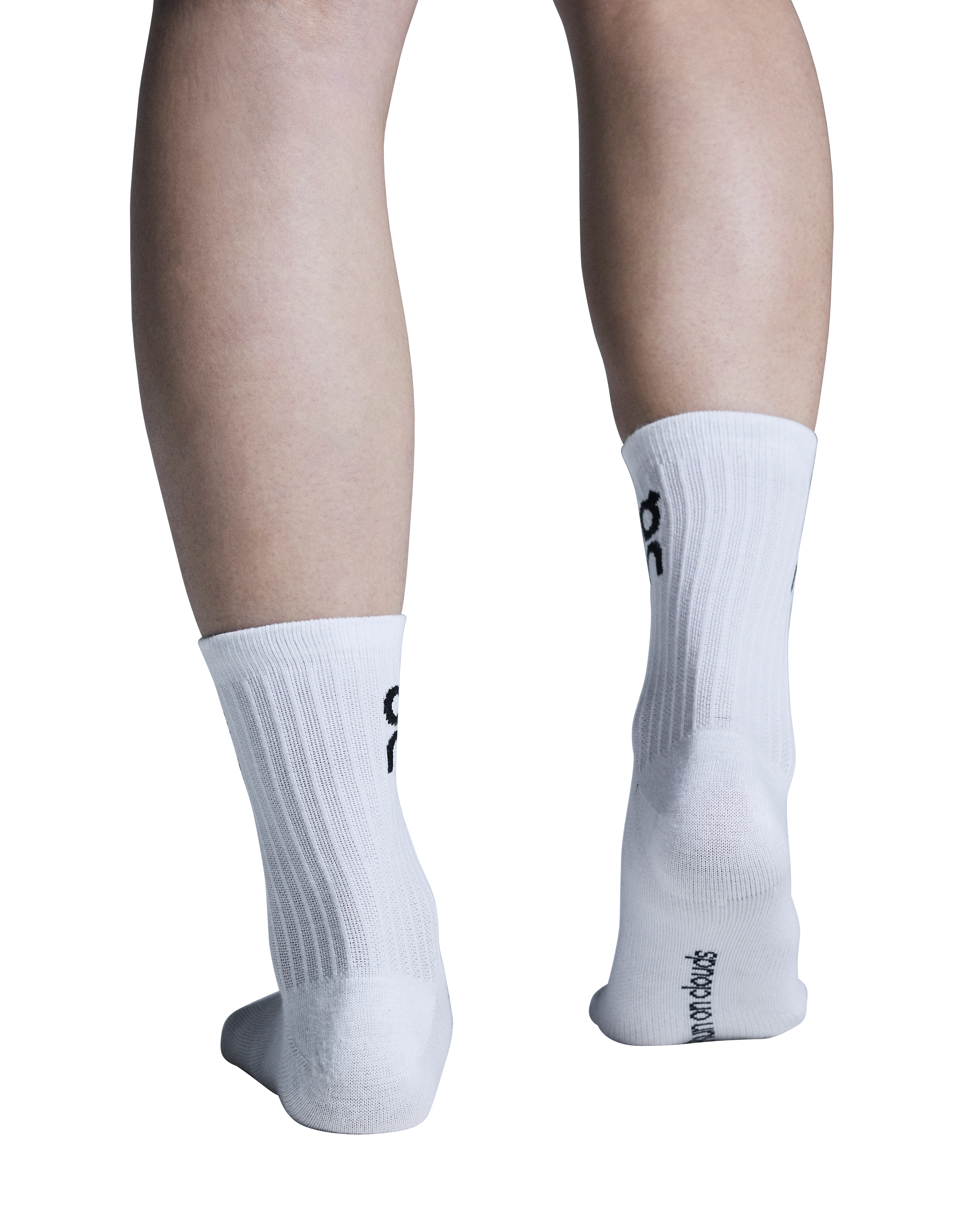 On Logo Sock High 3-Pack Unisex - White - Image 4