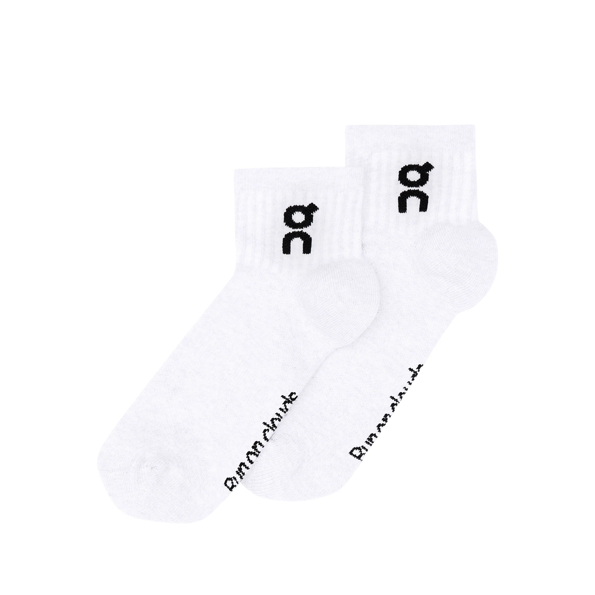 On Logo Sock Mid 3-Pack Unisex - White