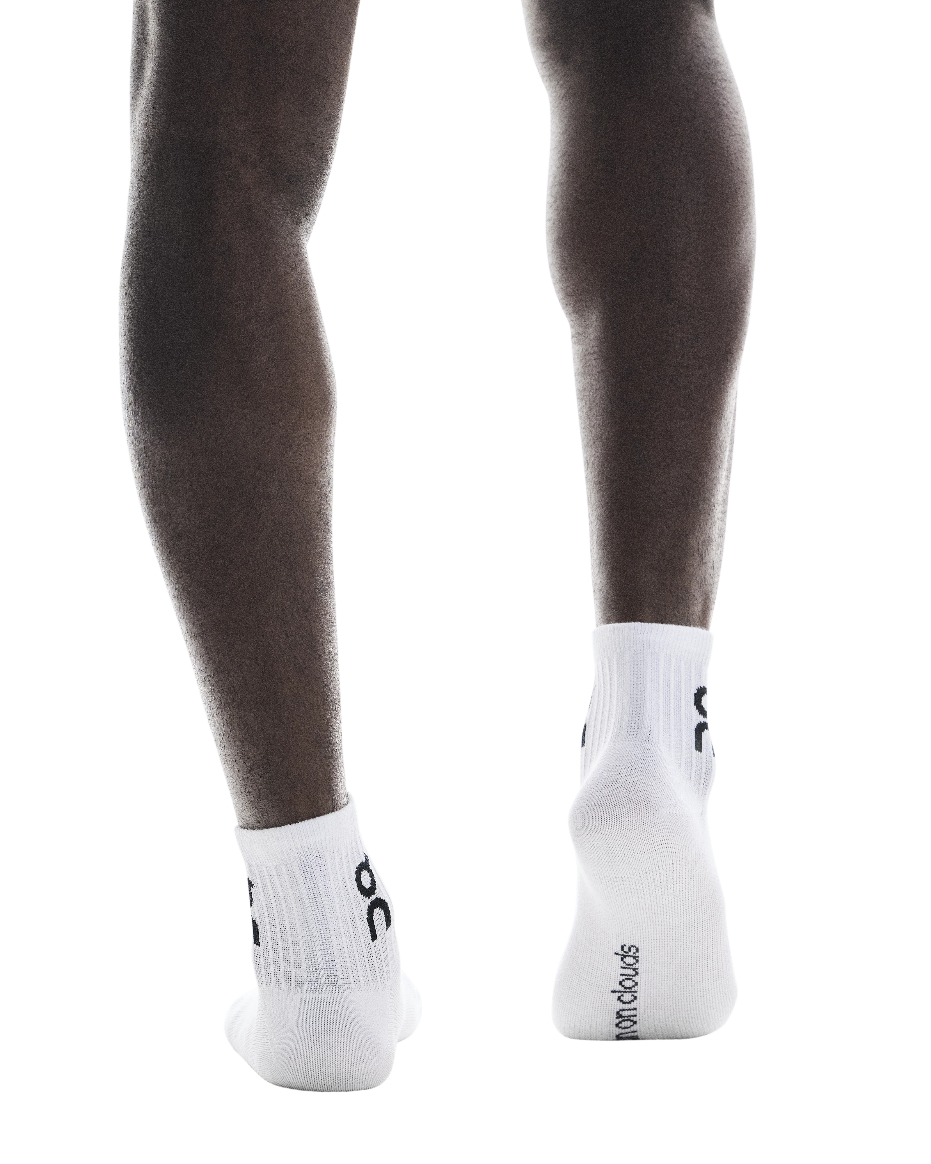 On Logo Sock Mid 3-Pack Unisex - White - Image 4