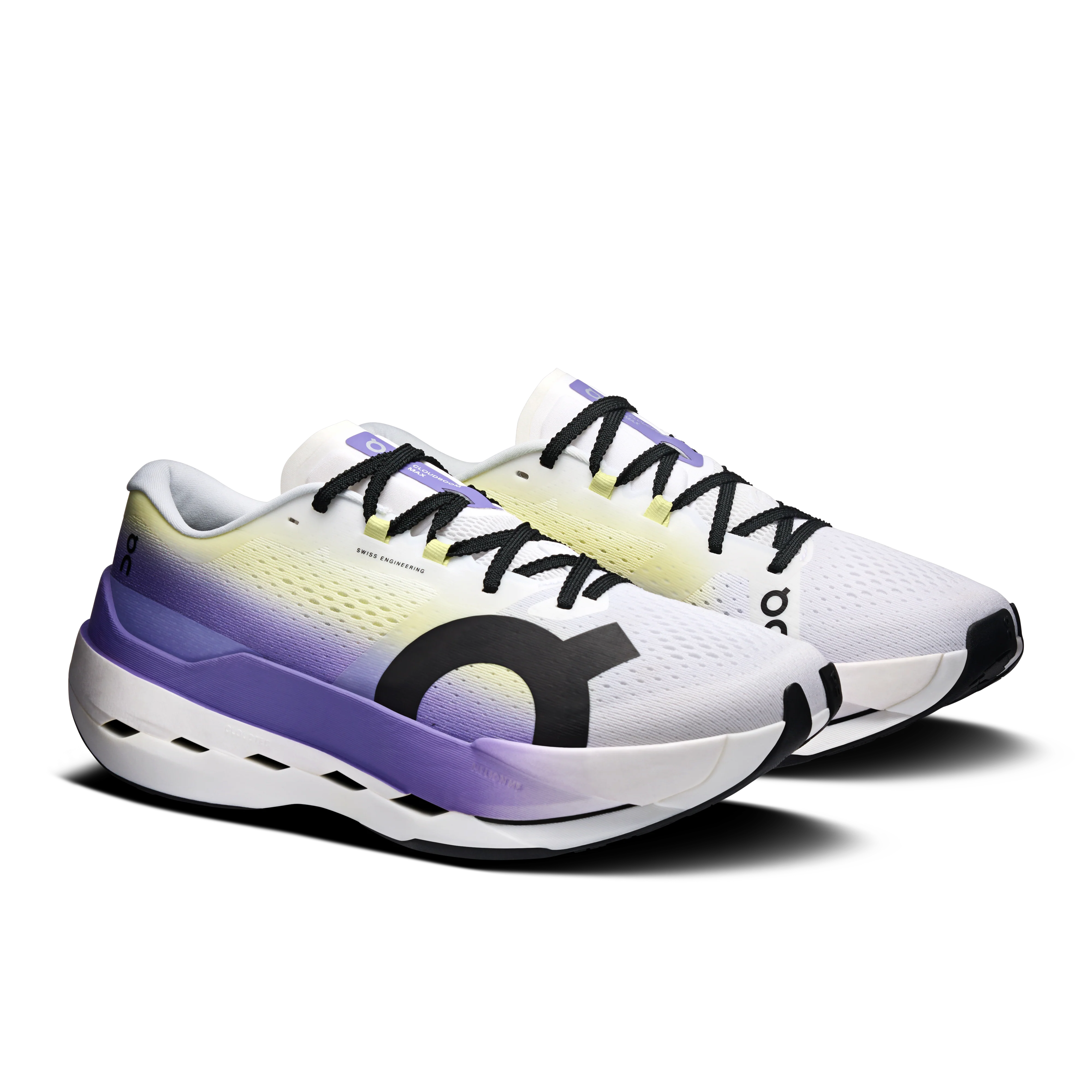 ON Mens Cloudboom Max - White/Juniper - Neutral - SS26 - Image 3