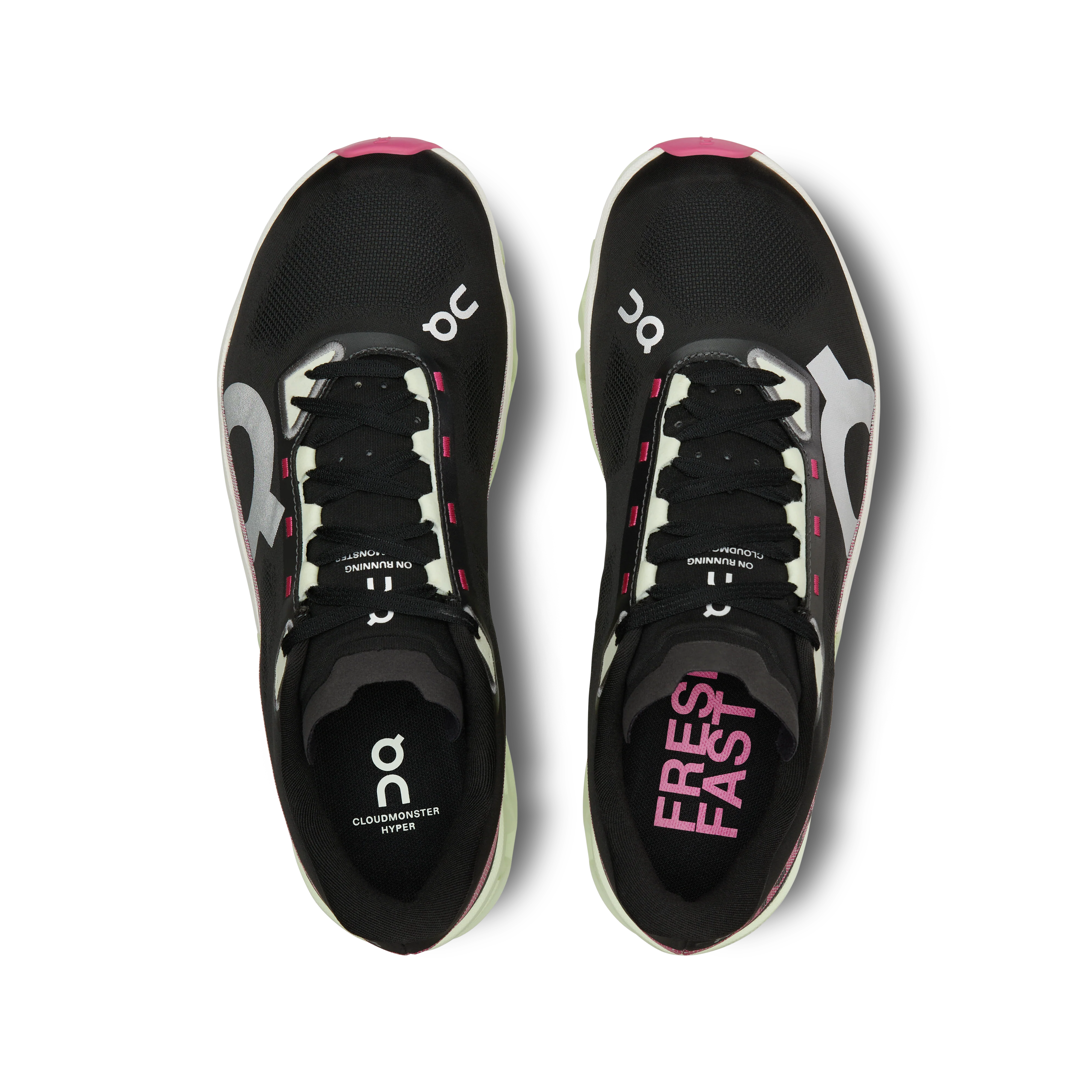 ON Mens Cloudmonster Hyper - Black/Lima - Image 3