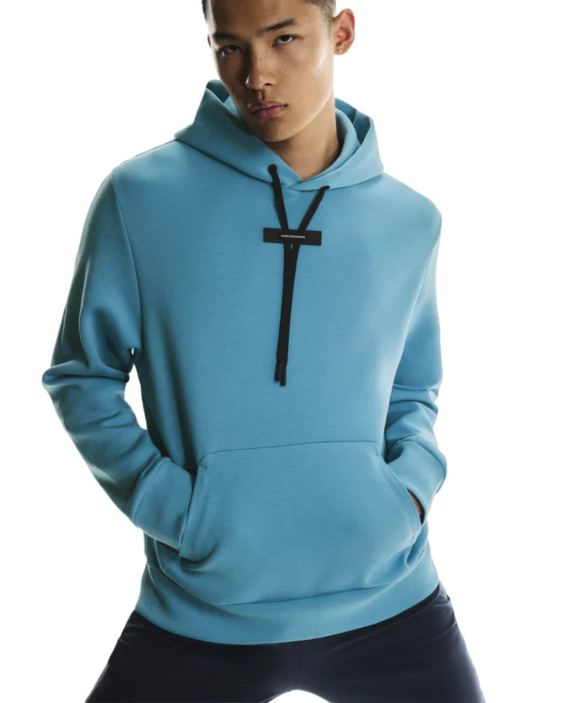 ON Mens Focus Tech Hoodie - Niagara - AW25 - Image 5