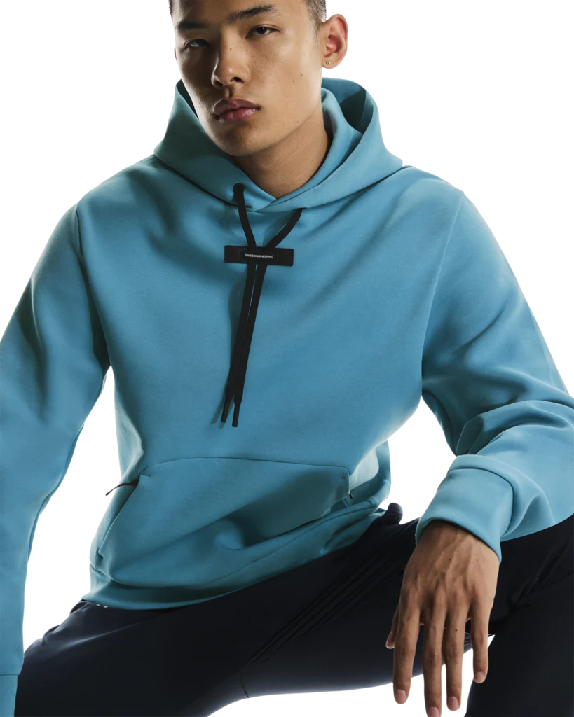 ON Mens Focus Tech Hoodie - Niagara - AW25 - Image 7