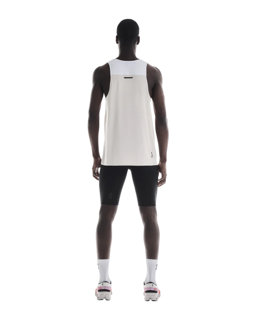 ON Mens Performance Tank - White/Silver - SS26 - Image 3