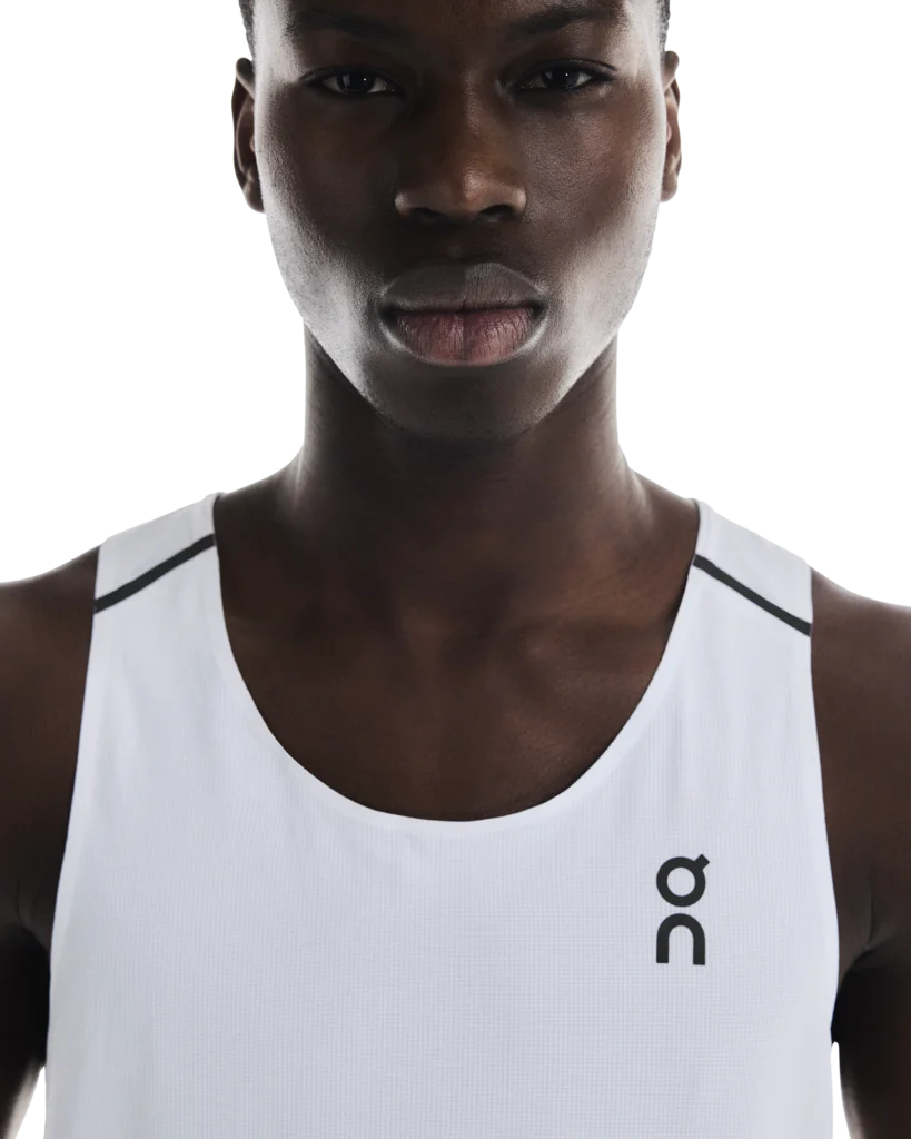 ON Mens Performance Tank - White/Silver - SS26 - Image 6