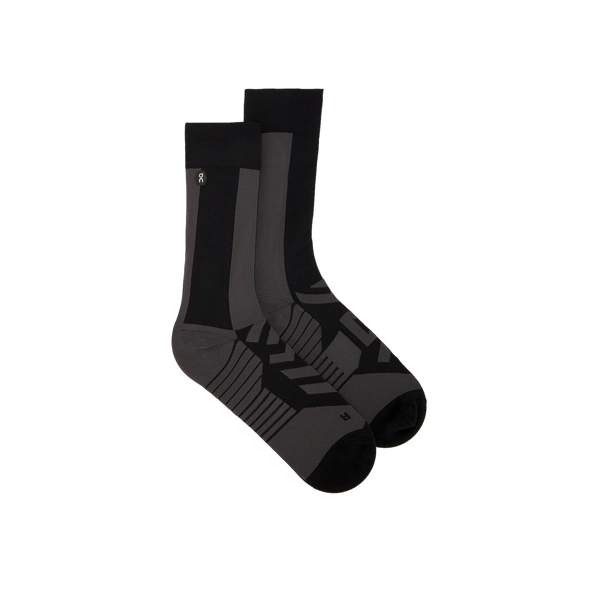 On Performance High Sock Womens - Black/Shadow - Image 3