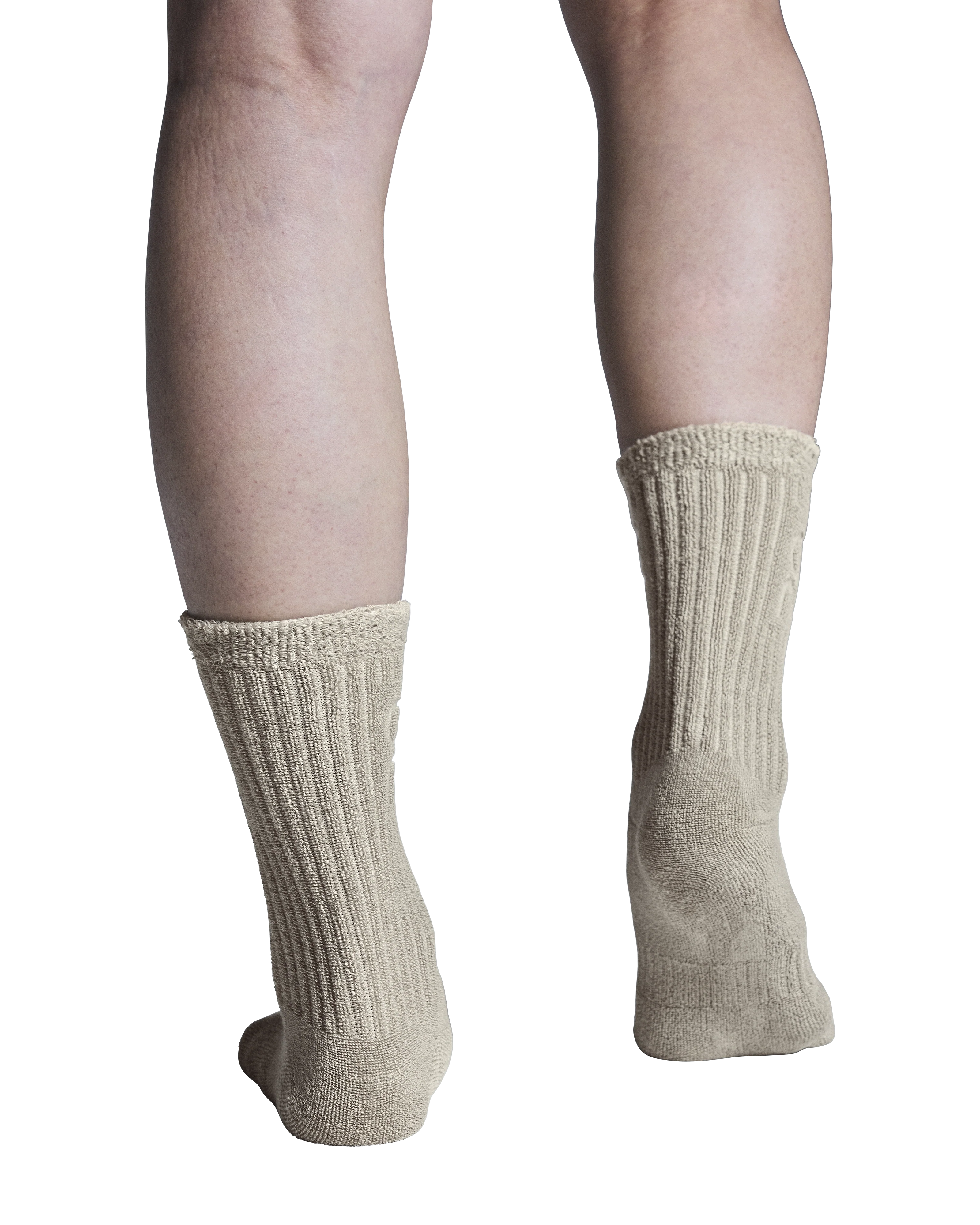 On Terry Sock High Unisex - Desert - Image 4